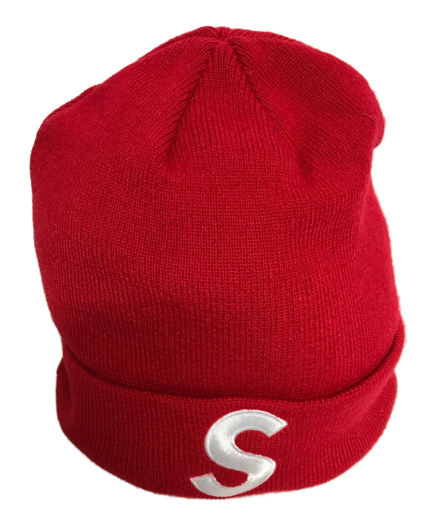 SUPREME (シュプリーム) ニットキャップ レッド サイズ:FREE