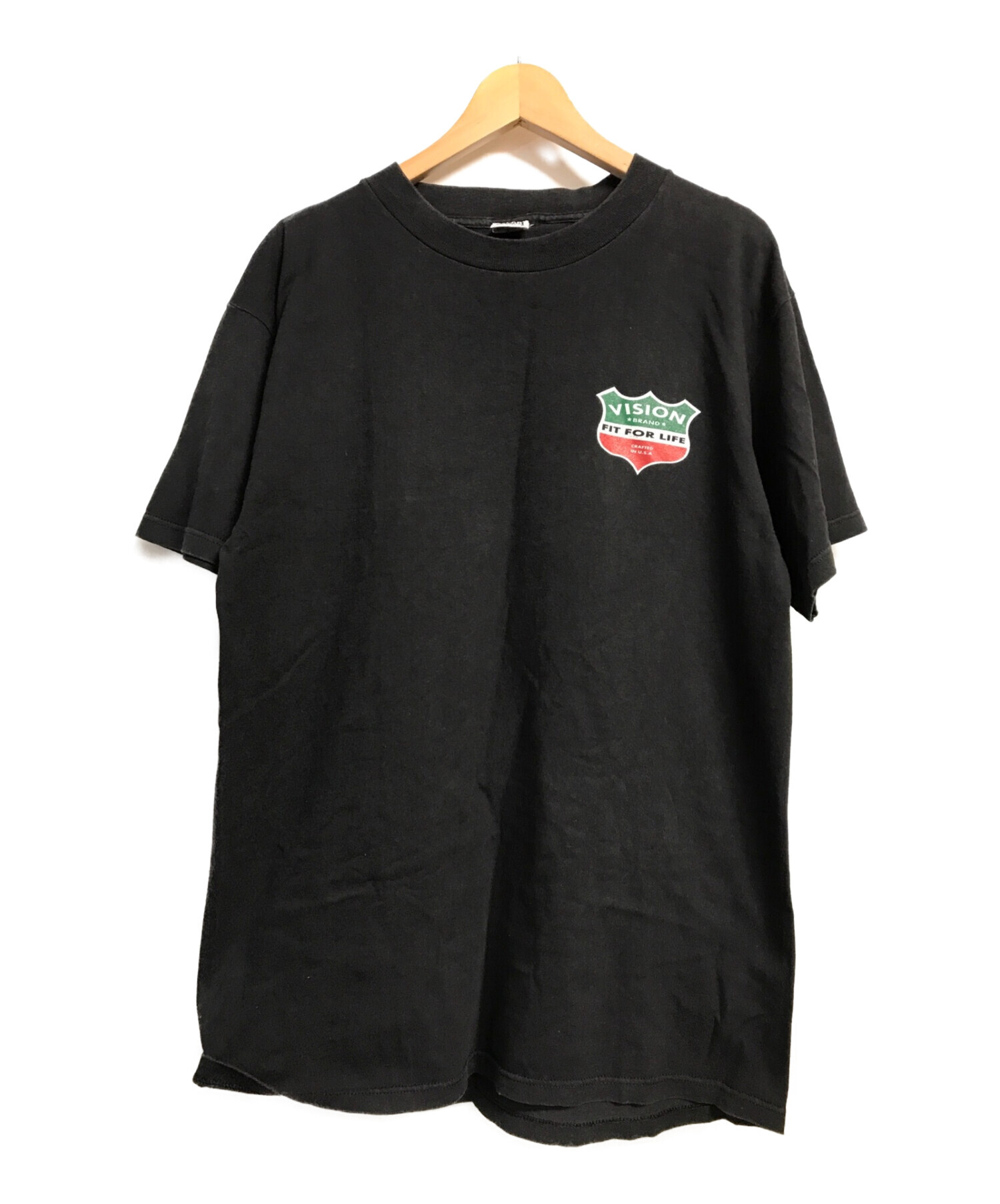 VISION STREET WEAR (ヴィジョンストリートウェア) 80-90S TEE ブラック サイズ:L