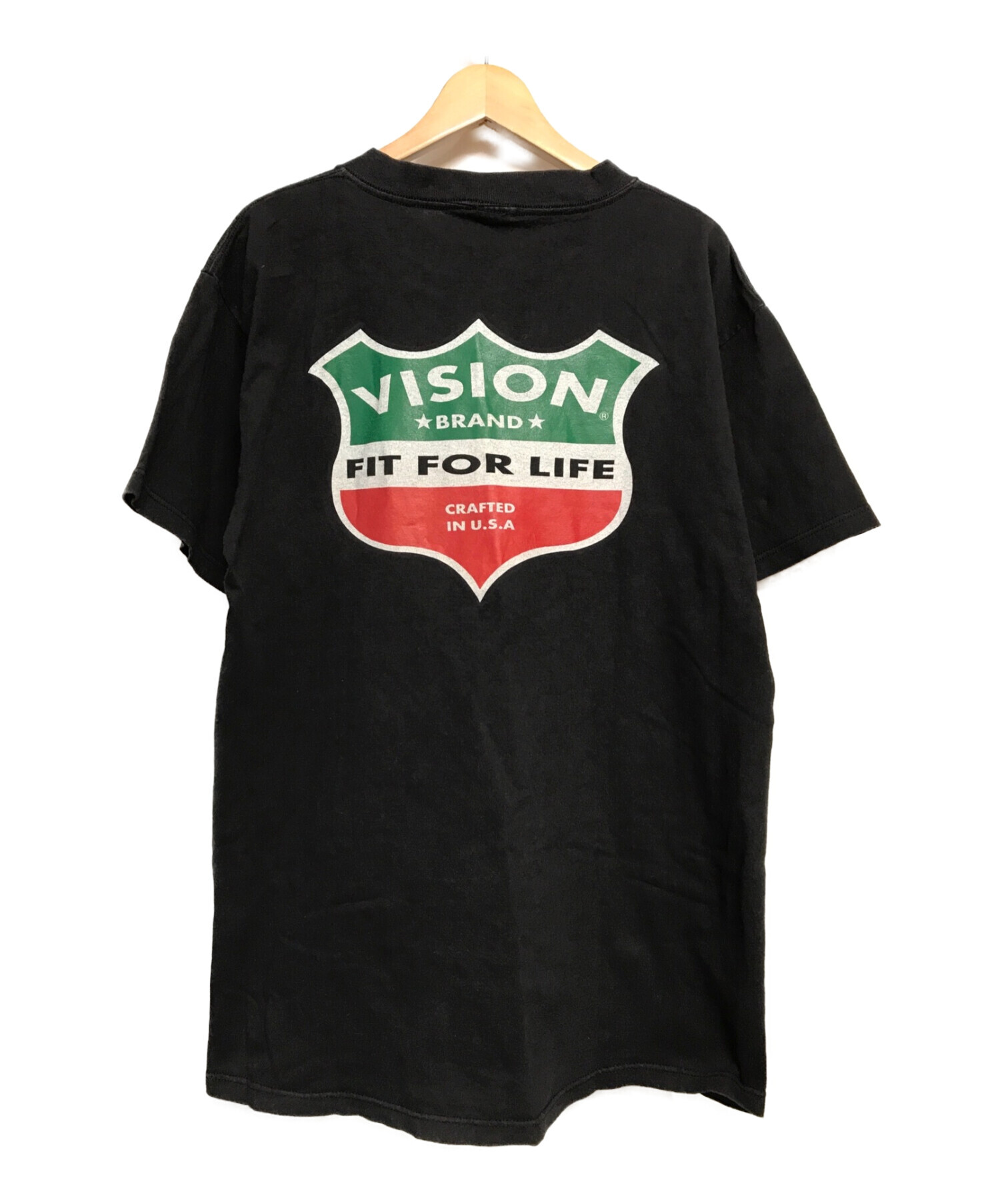 VISION STREET WEAR (ヴィジョンストリートウェア) 80-90S TEE ブラック サイズ:L