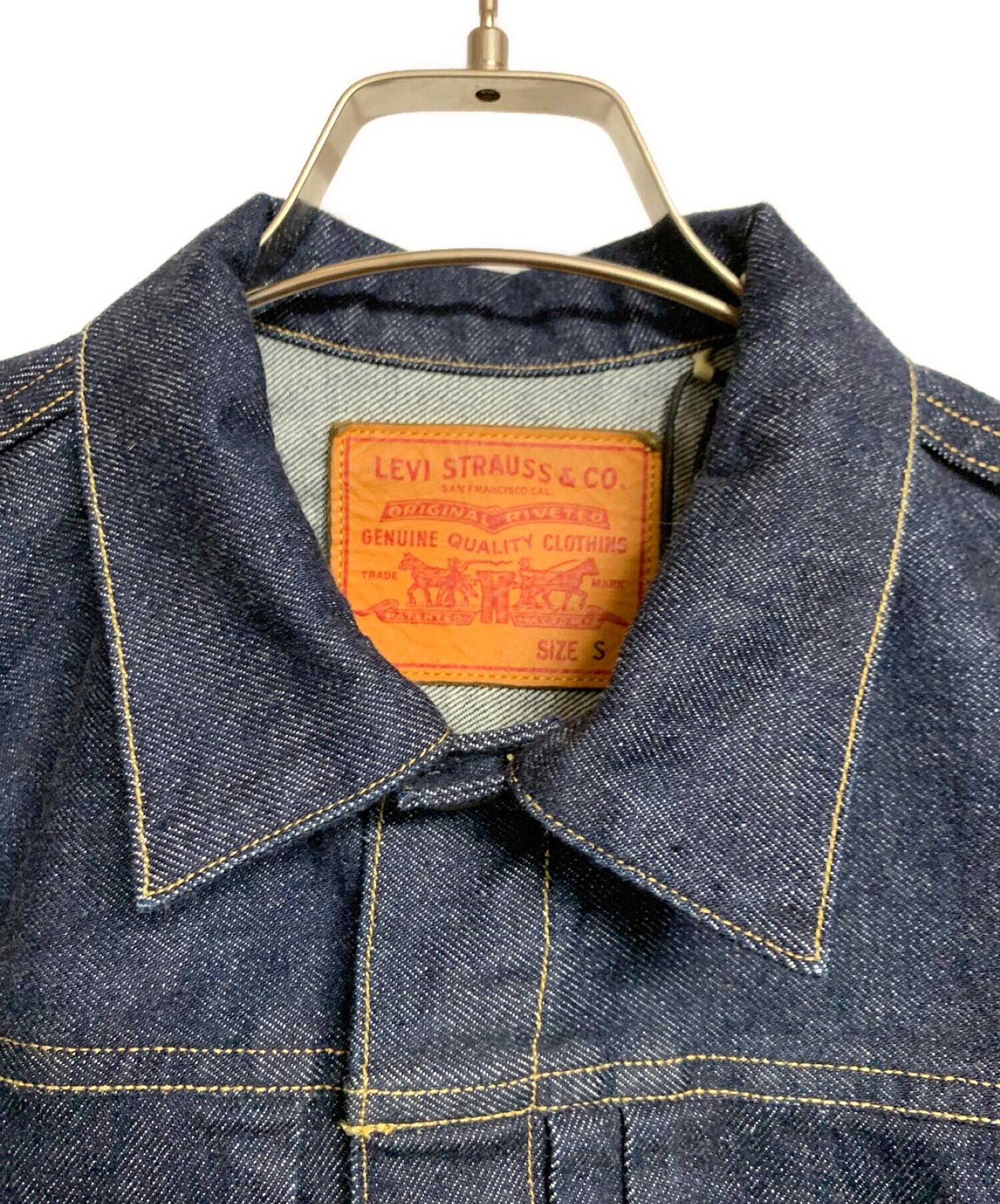 HUMAN MADE×LEVI'S (ヒューマンメイド×リーバイス) 22SS 506 TRUCKER JACKET インディゴ サイズ:S 未使用品