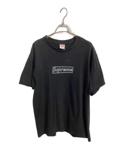 supreme KAWS chalk logo tee MサイズTシャツ/カットソー(半袖/袖なし)