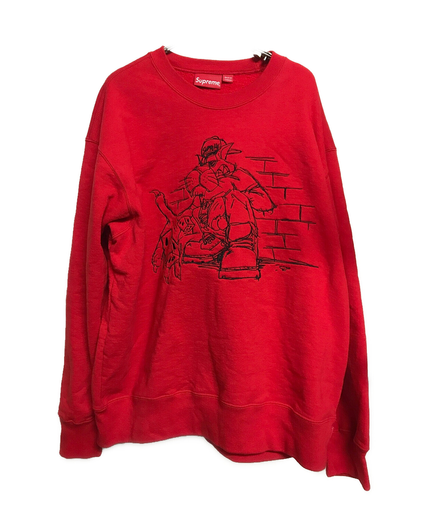 SUPREME (シュプリーム) Dice Crewneck レッド サイズ:M