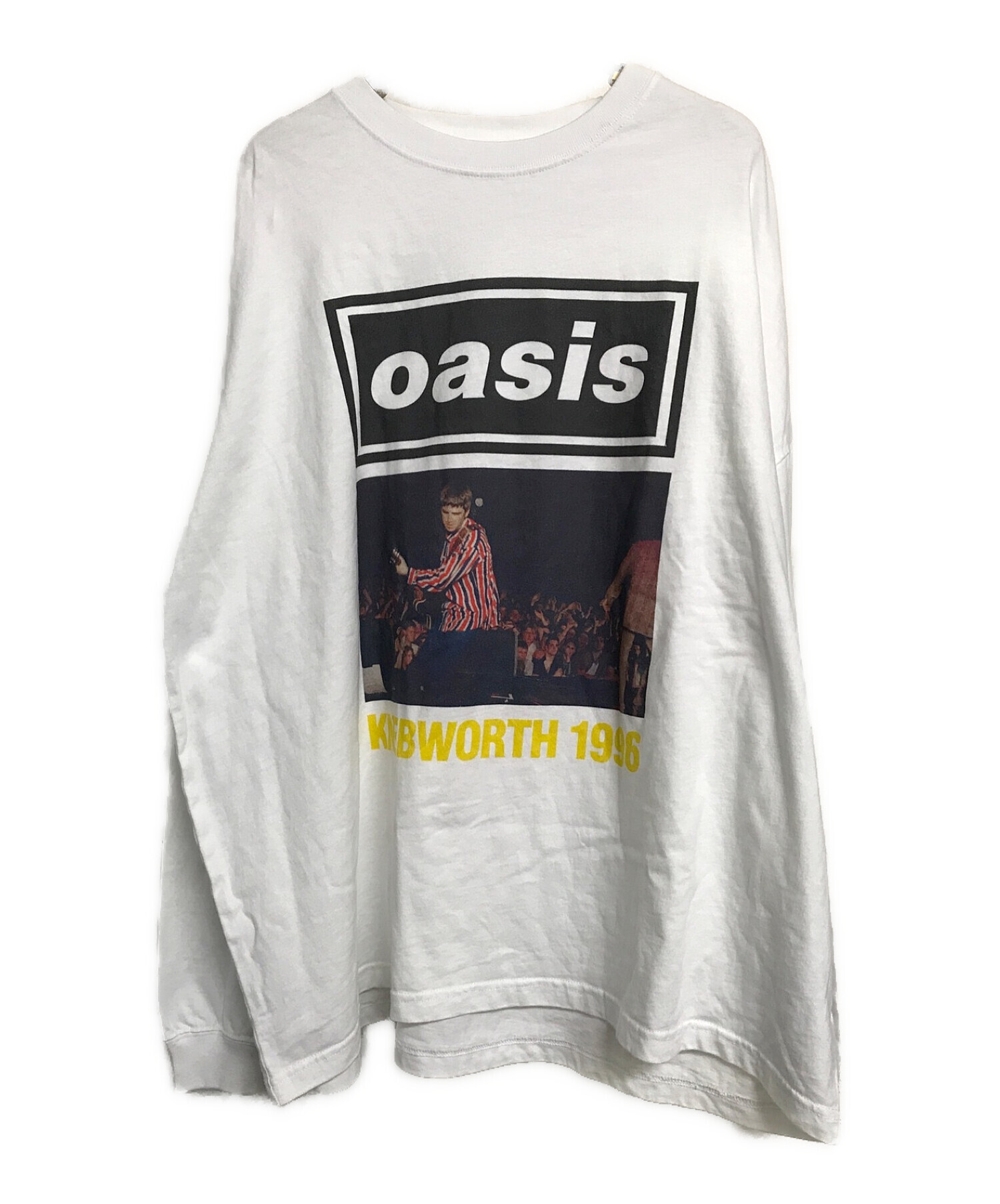 10 Culture × OASIS (テンカルチャー×オアシス) 長袖Tシャツ ホワイト サイズ:XL