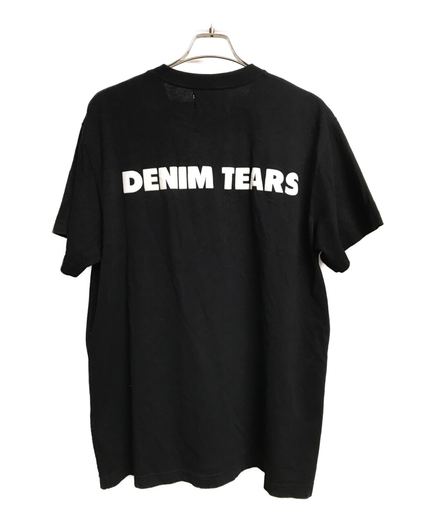 Denim Tears (デニム ティアーズ) プリントTシャツ ブラック サイズ:L