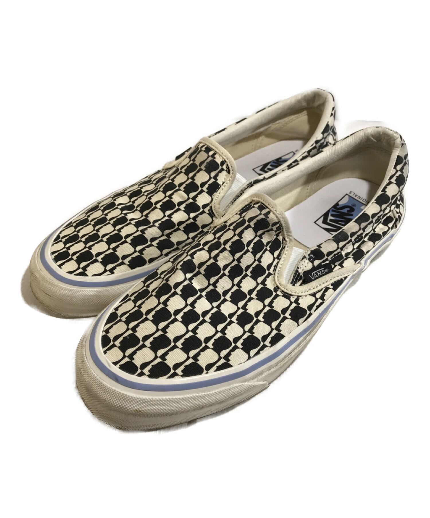 VANS (バンズ) スリッポン ベージュ サイズ:28ｃｍ