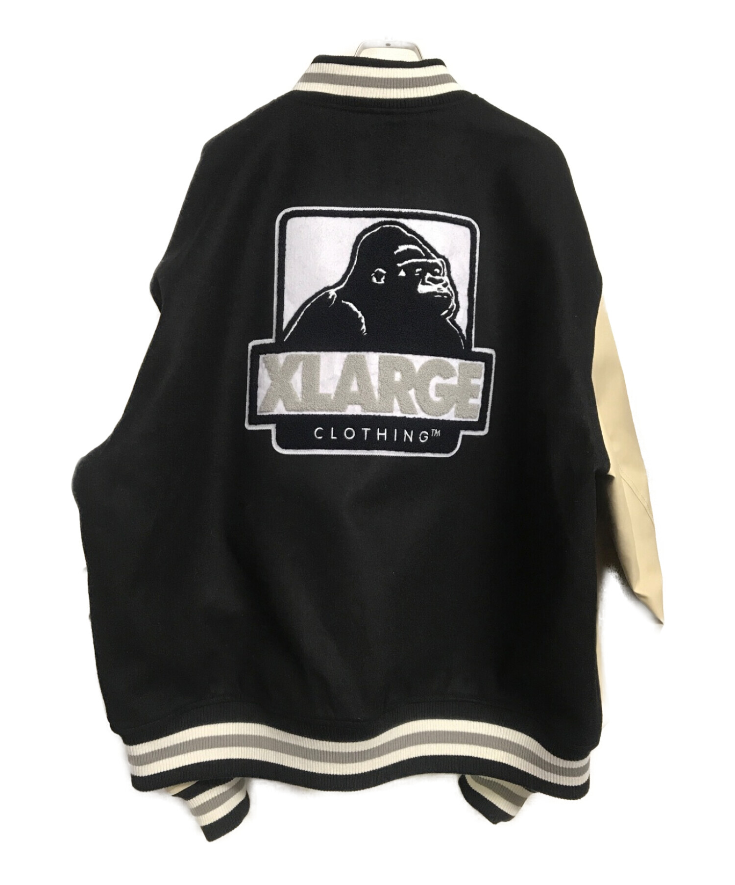 X-LARGE (エクストララージ) OG LOGO VARSITY JACKET ブラック サイズ:XL 未使用品