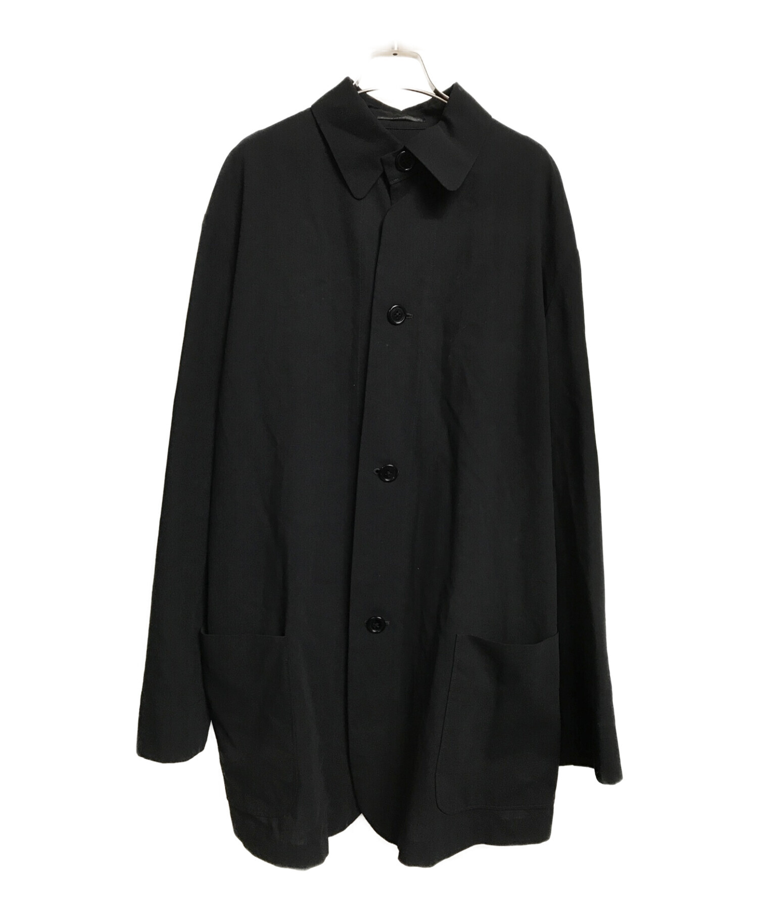 Yohji Yamamoto pour homme (ヨウジヤマモト プールオム) シャツジャケット ブラック サイズ:S