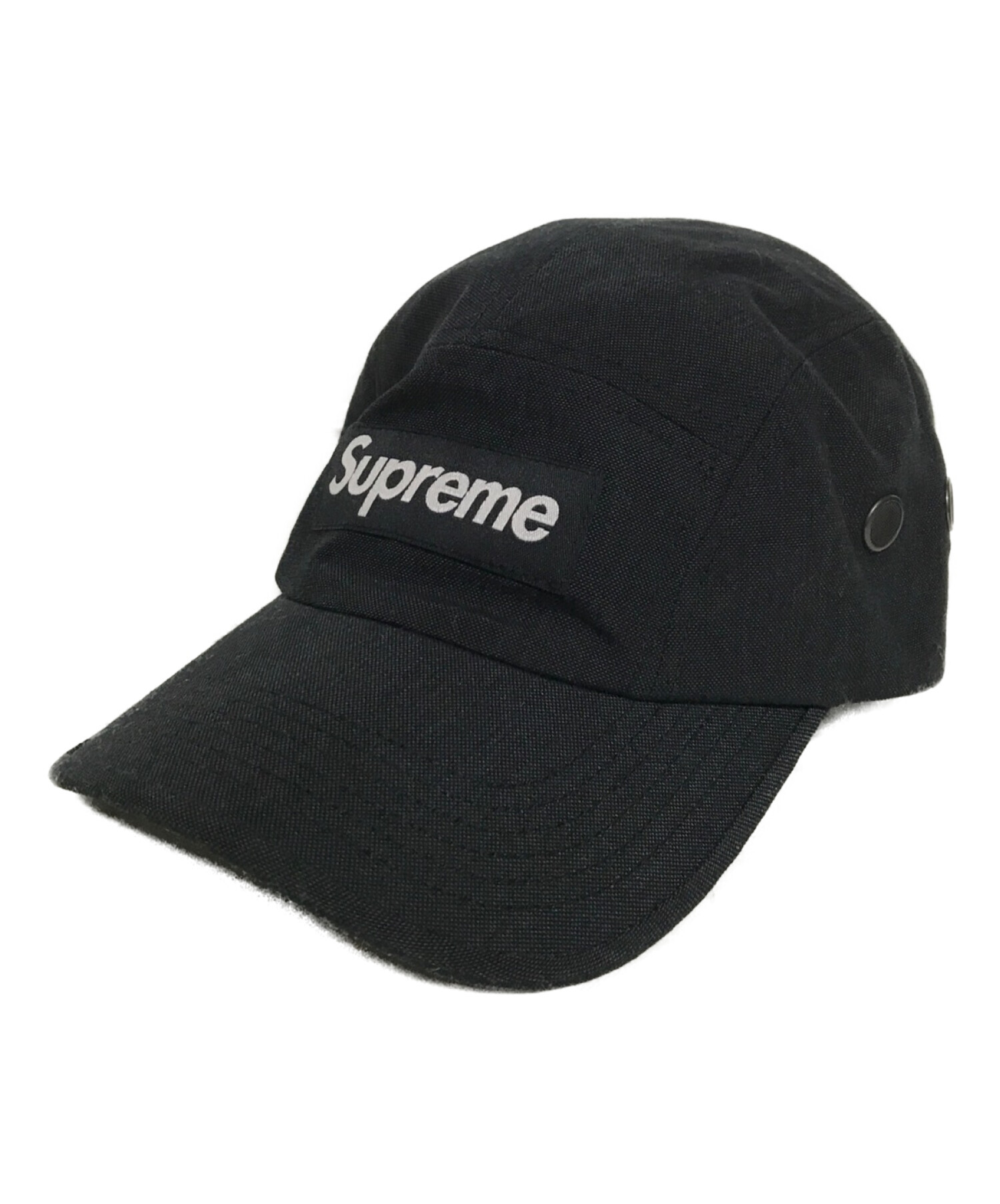 SUPREME (シュプリーム) Brushed Cordura Camp Cap ブラック