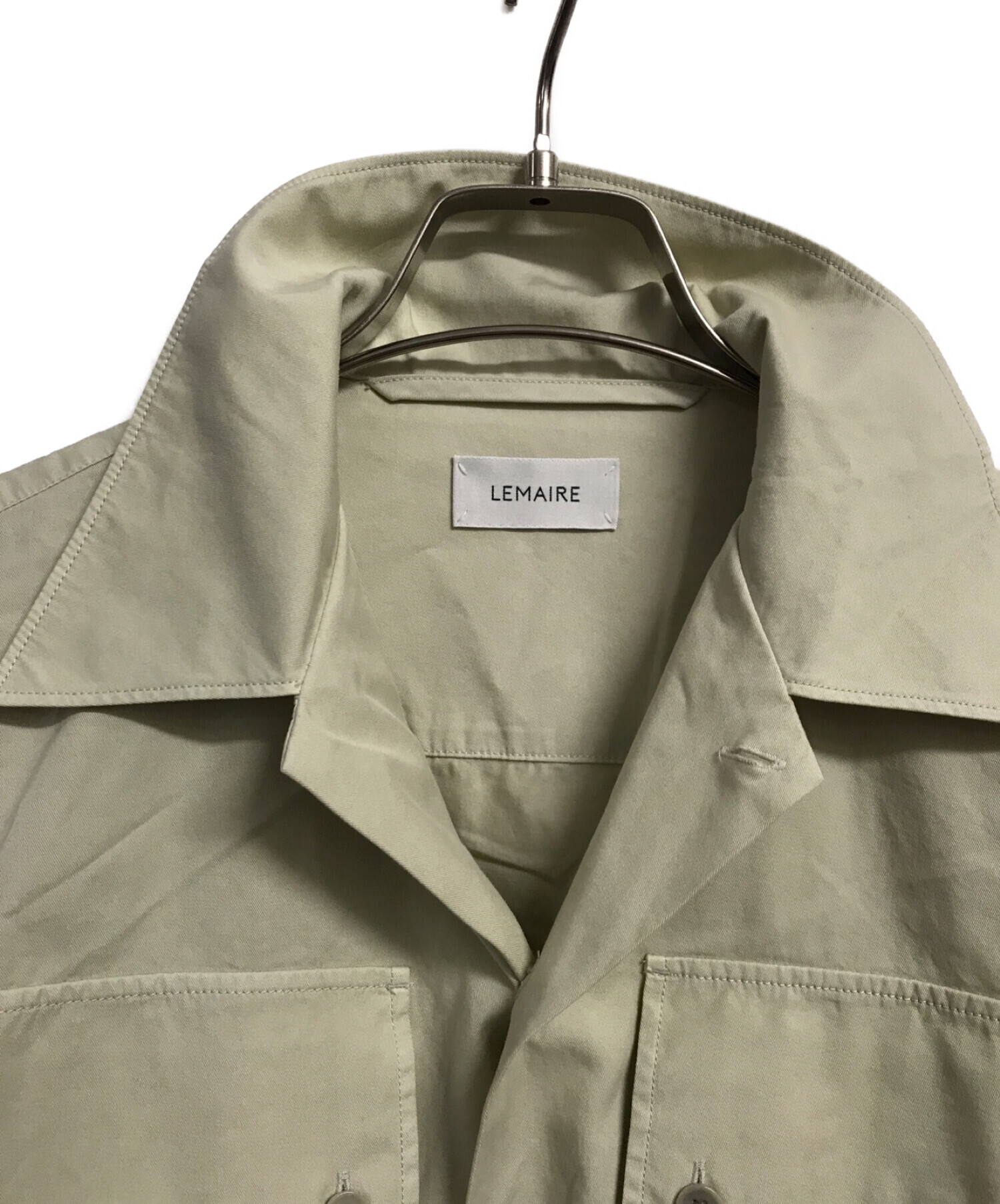 中古・古着通販】LEMAIRE (ルメール) MILITARY SHIRT ベージュ サイズ