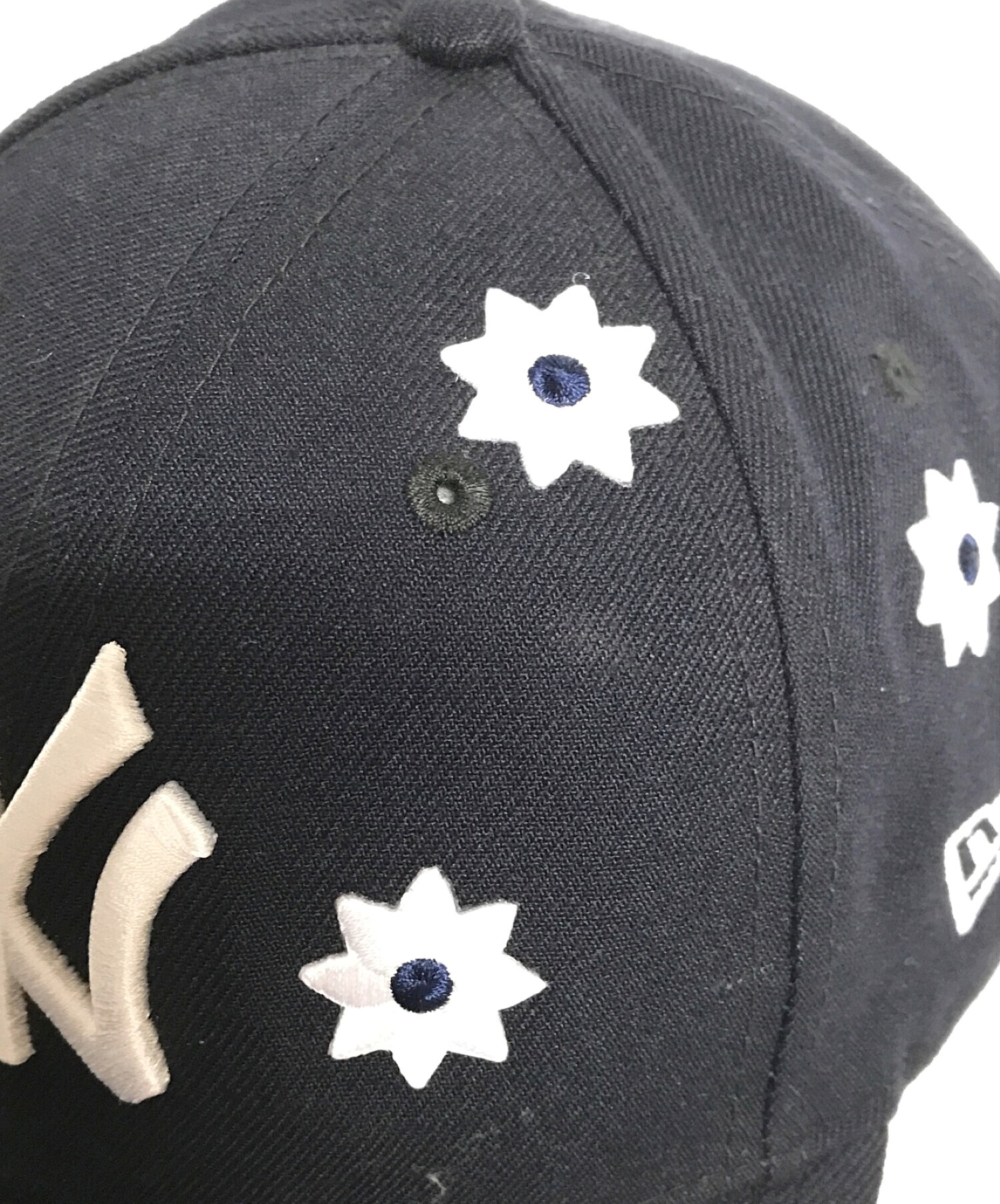 New Era×nickgear (ニューエラ × ニックギア) 3D Flower Cap ネイビー