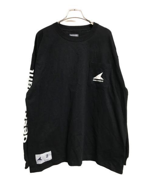 中古・古着通販】DESCENDANT (ディセンダント) CETUS CROP LS ブラック