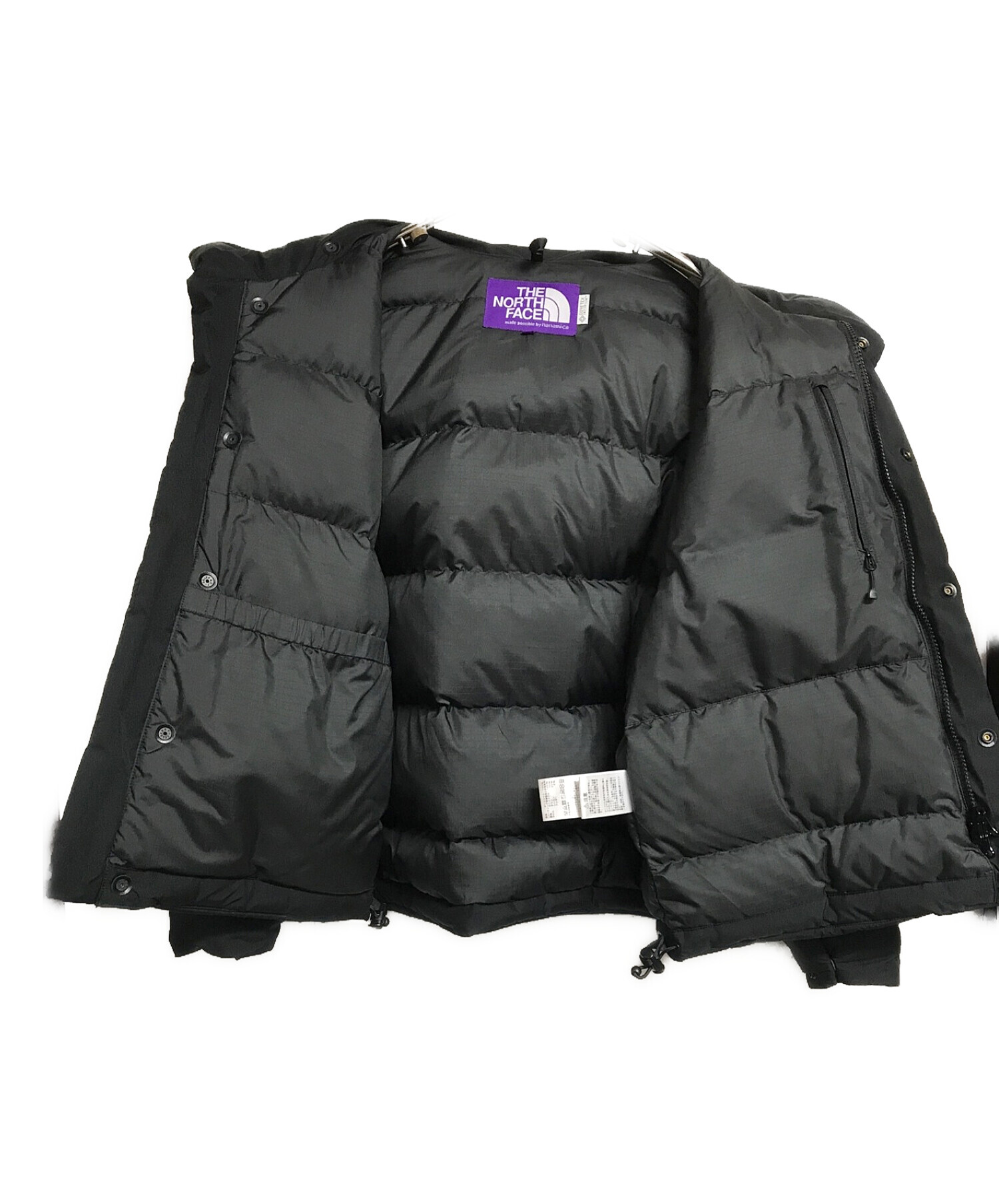 THE NORTHFACE PURPLELABEL (ザ ノースフェイス パープルレーベル) GORE-TEX INFINIUM DOWN PARKA  ブラック サイズ:WS