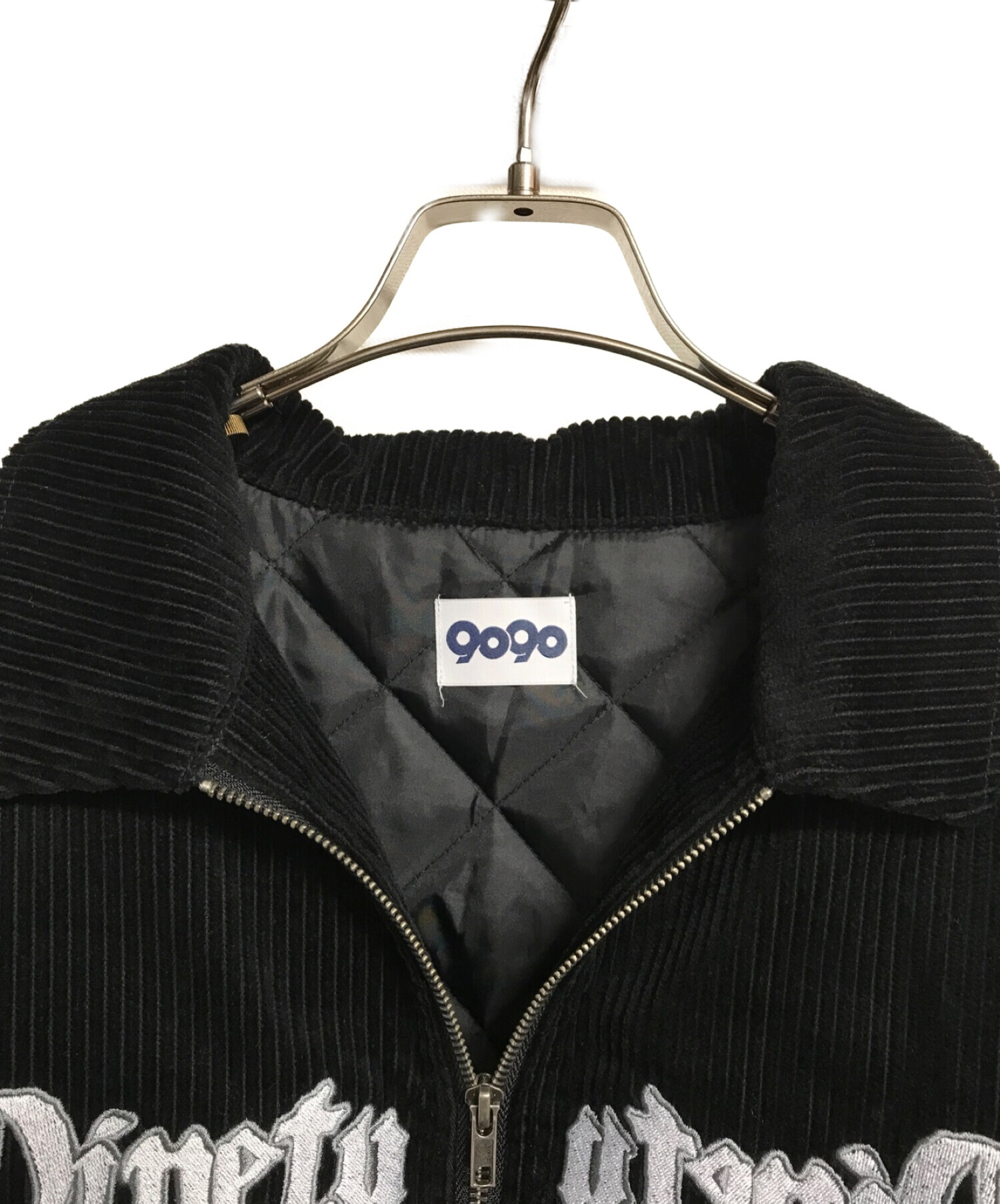 9090 (ナインティナインティ) コーデュロイジャケット ブラック サイズ:L