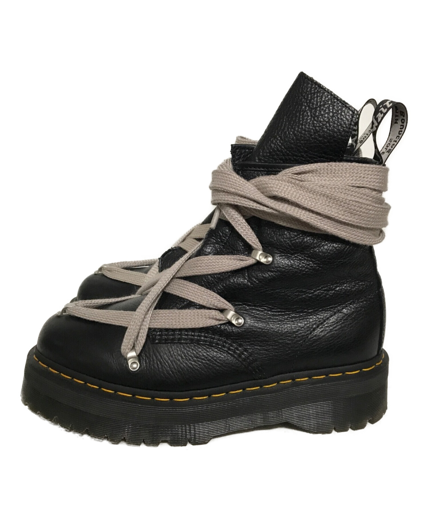 Dr.Martens×RICK OWENS (ドクターマーチン×リックオウエンス) 1460 QUAD PENT RO ブラック サイズ:SIZE11