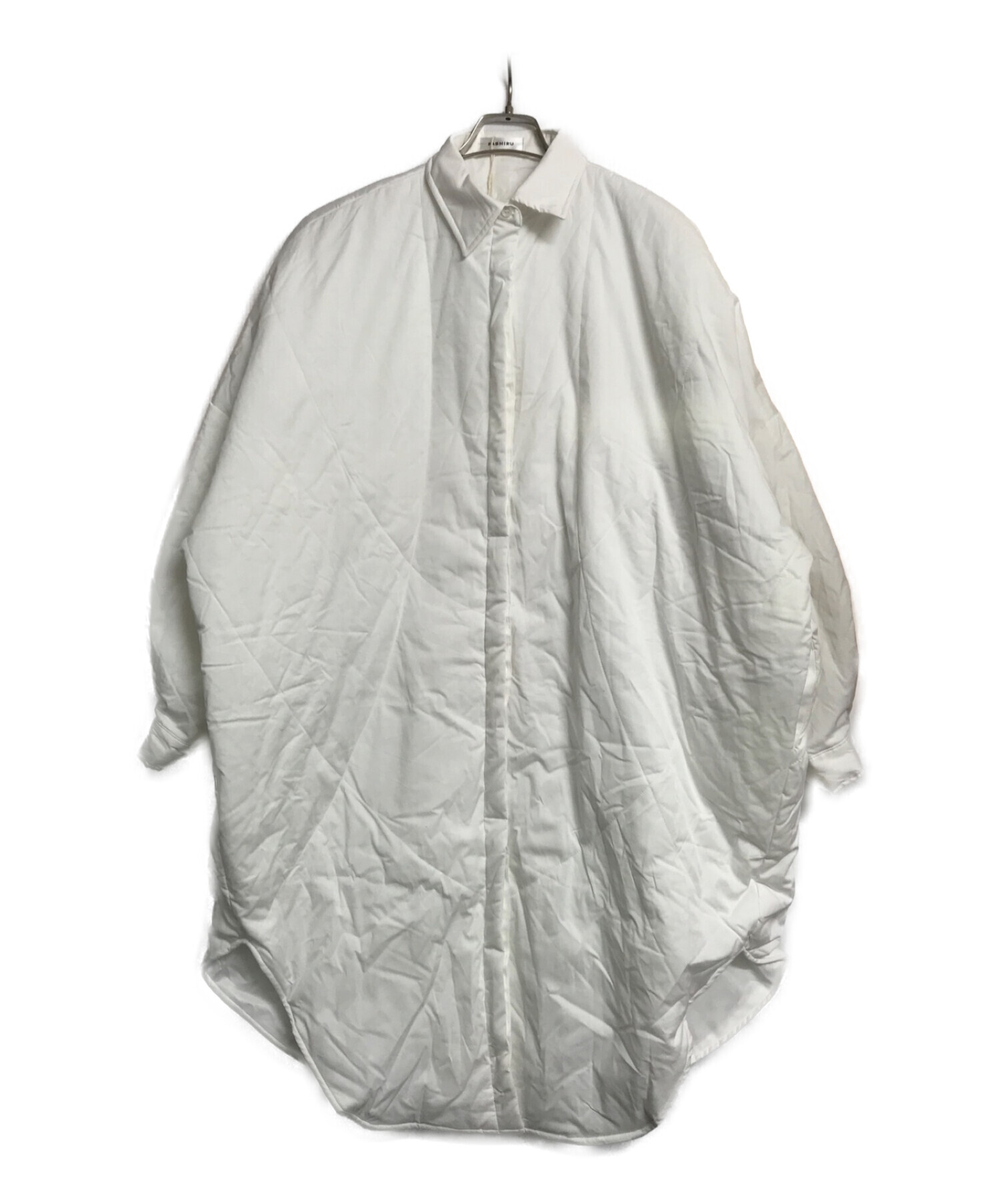 FASHIRU (ファシル) shirt design volume coat ホワイト サイズ:表記無し