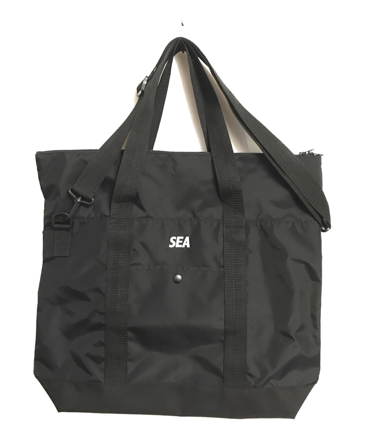 WIND AND SEA (ウィンダンシー) TOTE BAG　トートバッグ ブラック