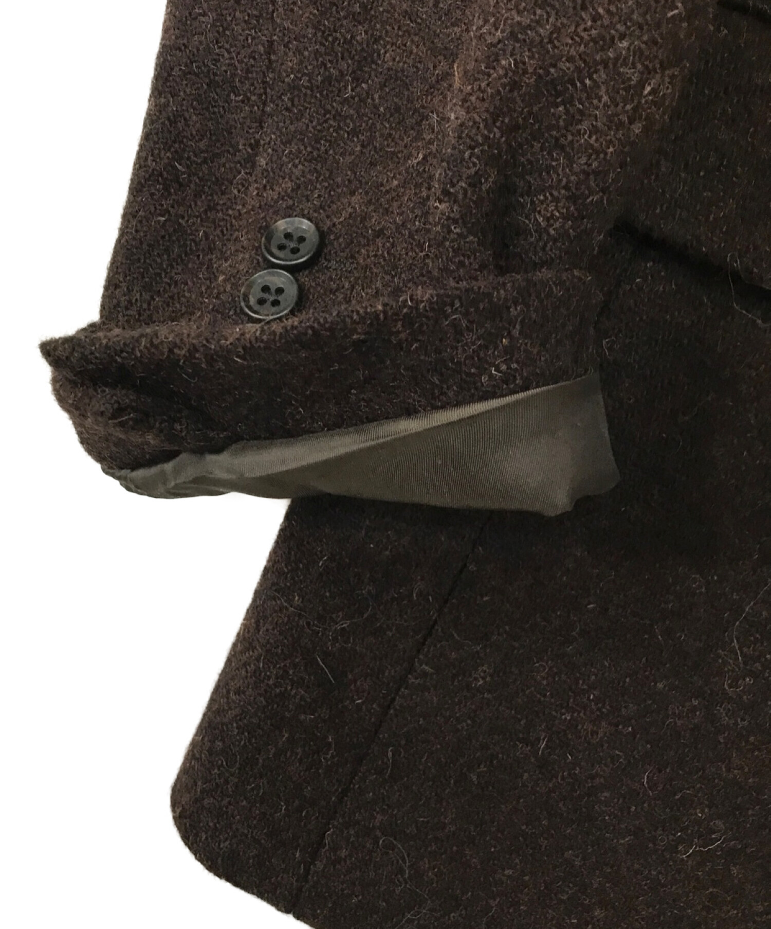 Harris Tweed (ハリスツイード) ツイードジャケット ブラウン サイズ:94AB4 未使用品