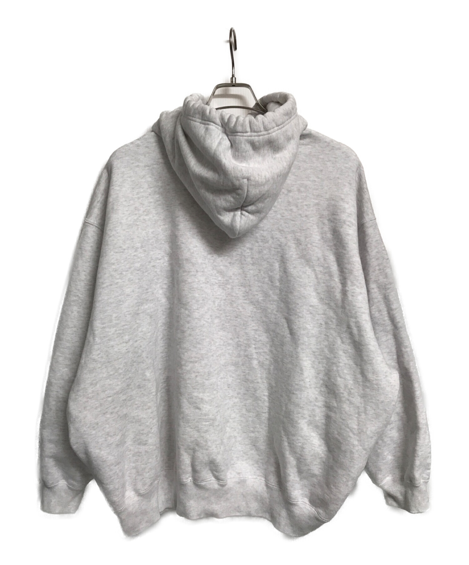 is-ness (イズネス) VENTILATION LONG SWEAT HOODIE グレー サイズ:L