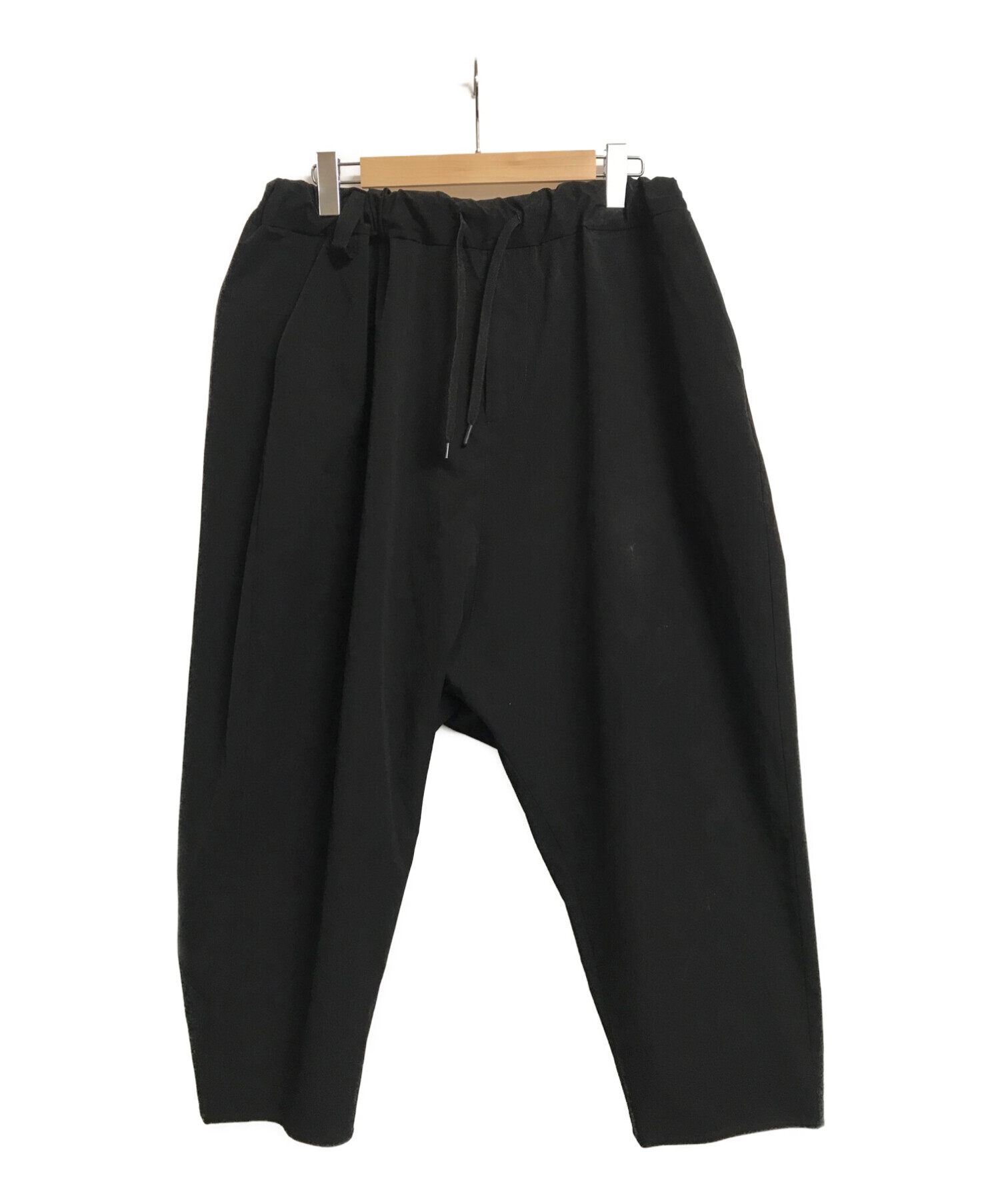 WHITE MOUNTAINEERING (ホワイトマウンテ二アニング) STRETCHED SAROUEL PANTS ブラック サイズ:S