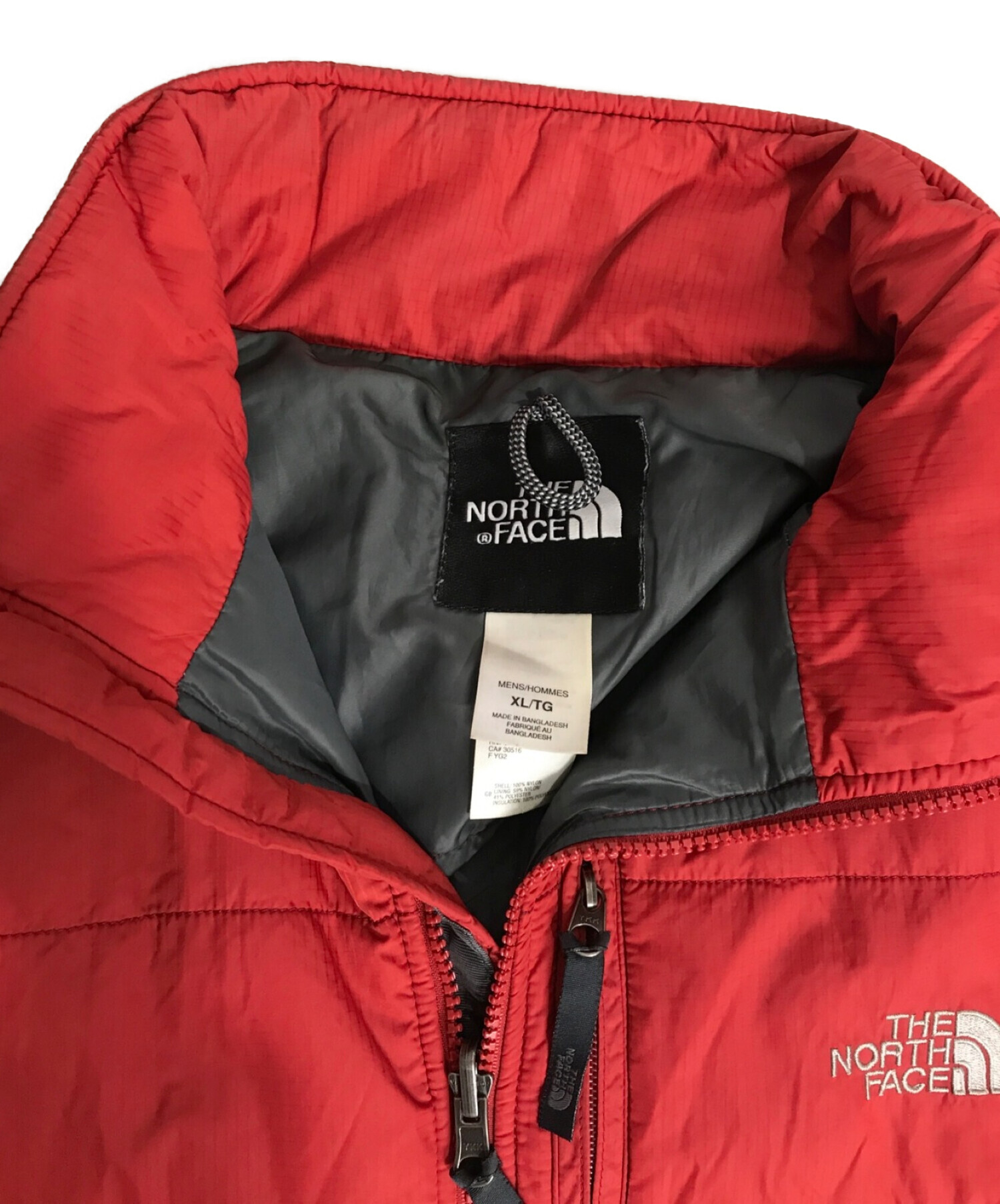 中古・古着通販】THE NORTH FACE (ザ ノース フェイス) プリマロフトジャケット レッド サイズ:XL｜ブランド・古着通販  トレファク公式【TREFAC FASHION】スマホサイト