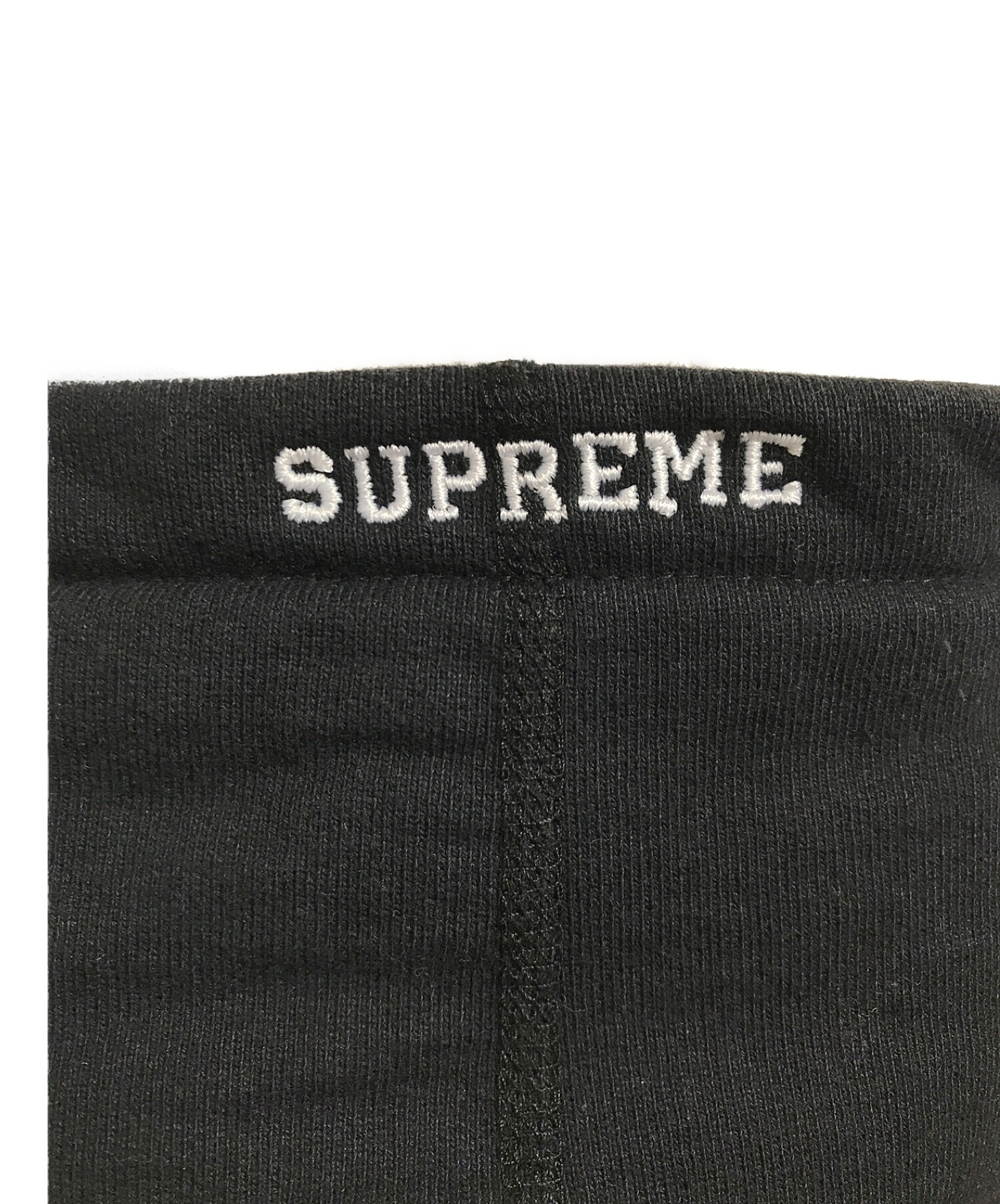 Supreme (シュプリーム) Sロゴ刺繍パーカー ブラック サイズ:s