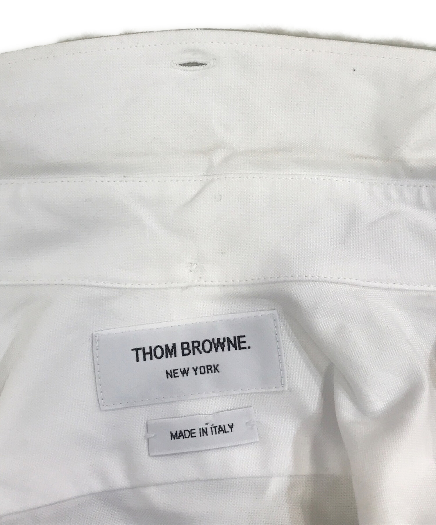 Thom Browne (トムブラウン) シャツワンピース ホワイト サイズ:36