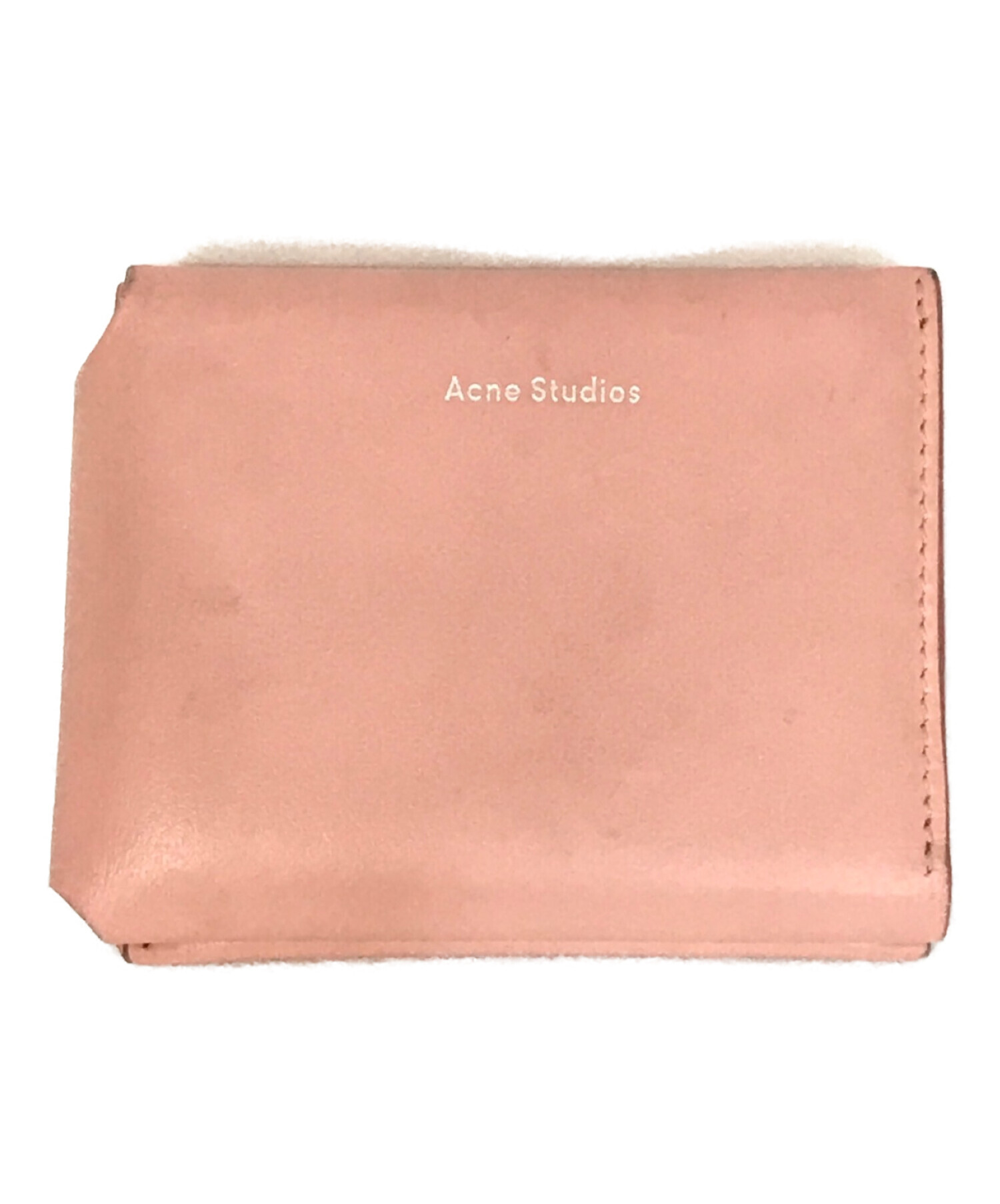 ACNE STUDIOS (アクネストゥディオズ) 折り畳み財布 ピンク