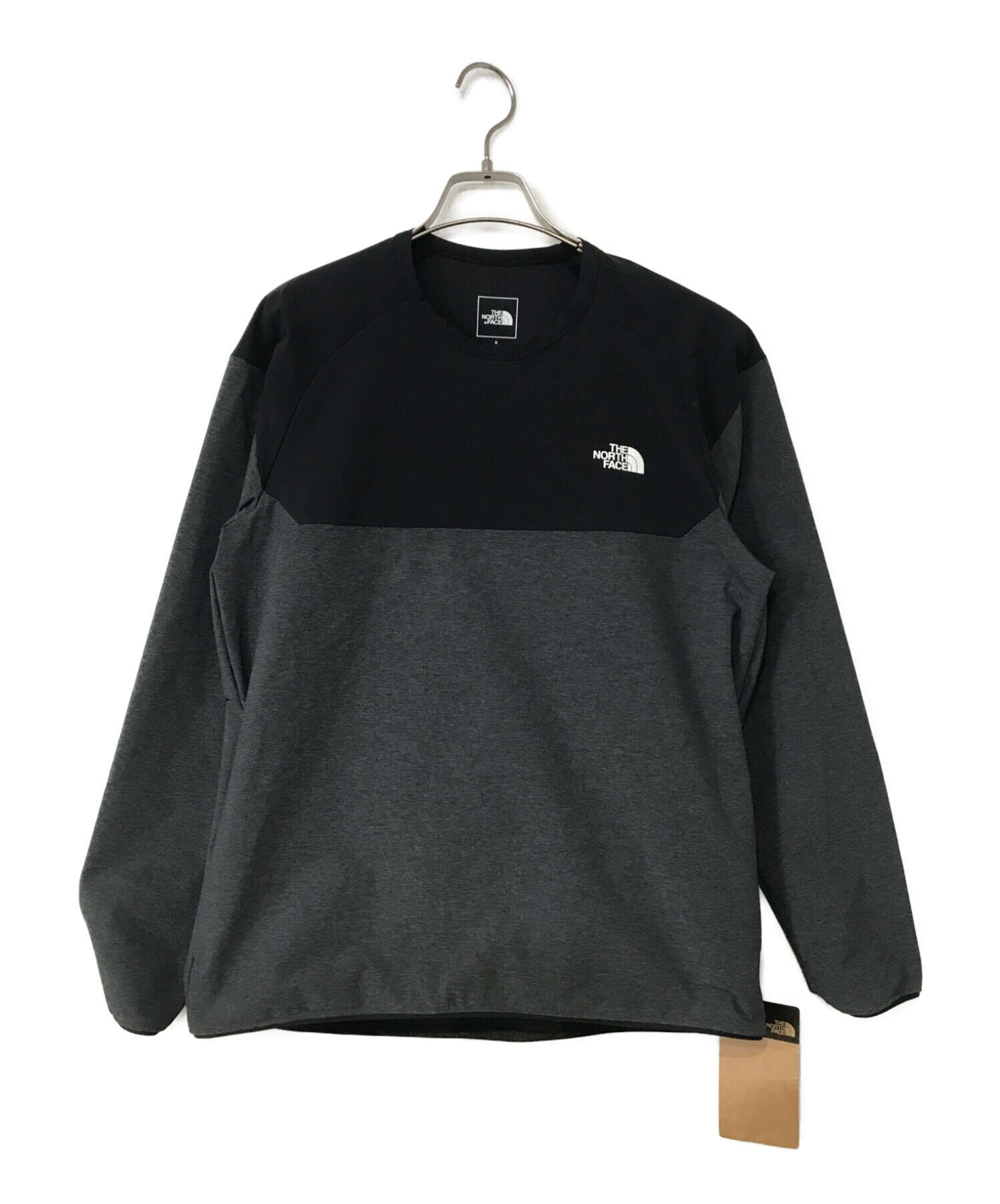 THE NORTH FACE (ザ ノース フェイス) apex flex crew グレー サイズ:S