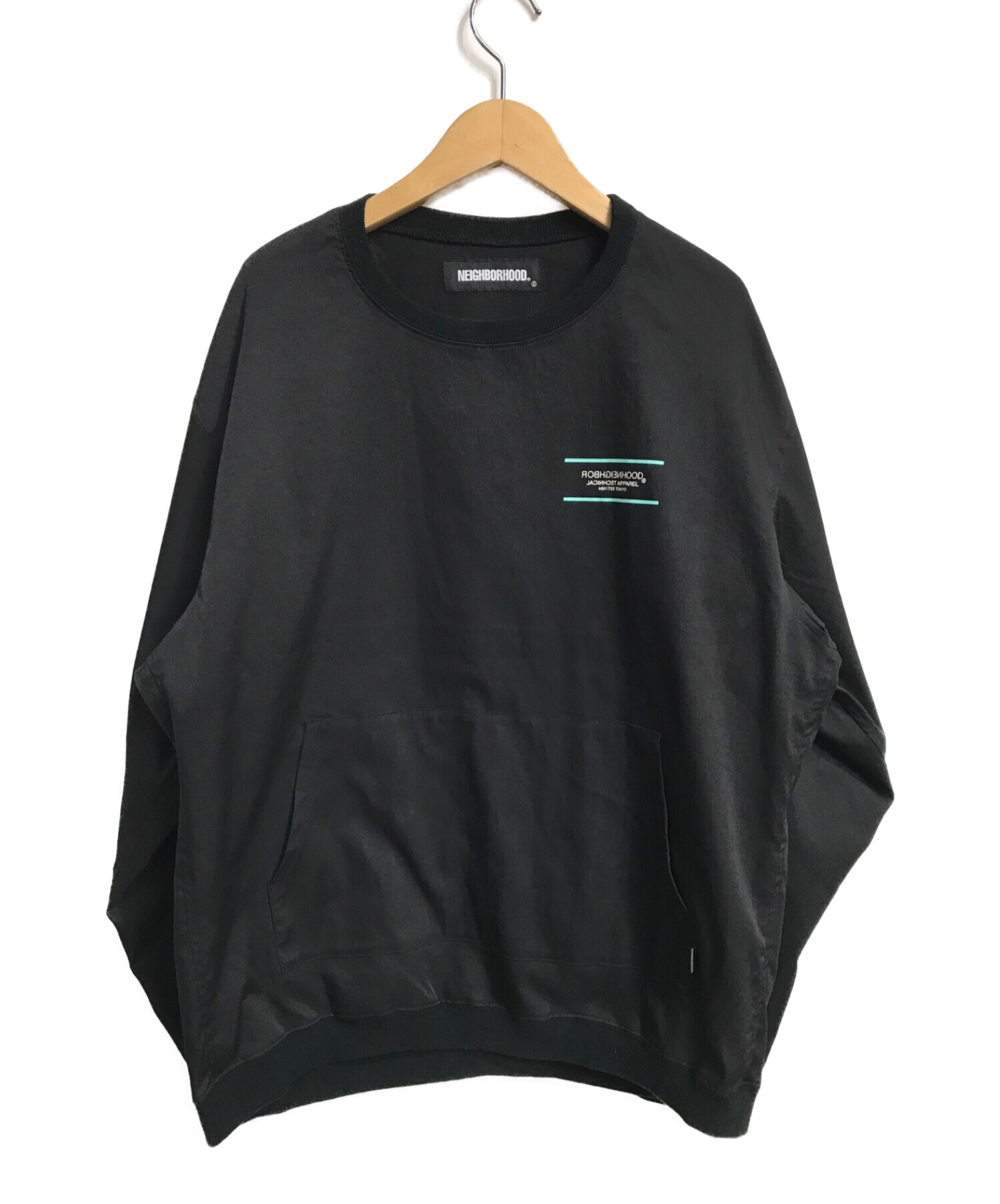 NEIGHBORHOOD (ネイバーフッド) HOME E-SHIRT LS ブラック サイズ:S