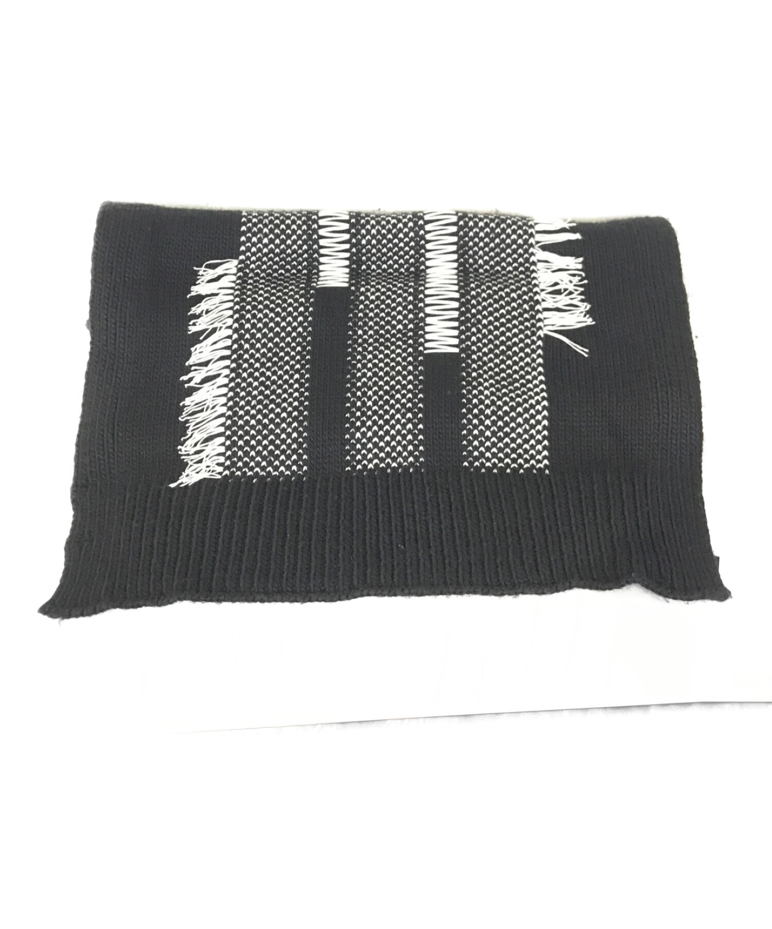 中古・古着通販】Y-3 (ワイスリー) KNIT SCARF ブラック｜ブランド