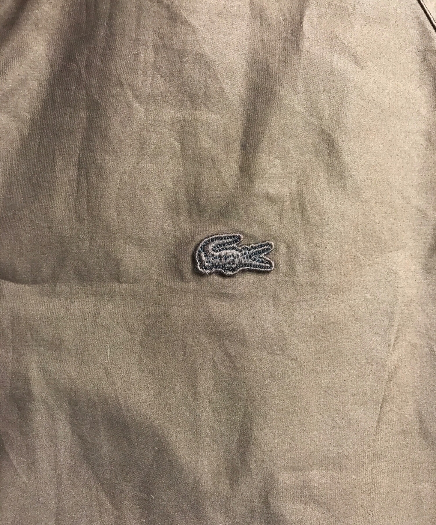 中古・古着通販】LACOSTE (ラコステ) 撥水コットンブルゾン ブラウン