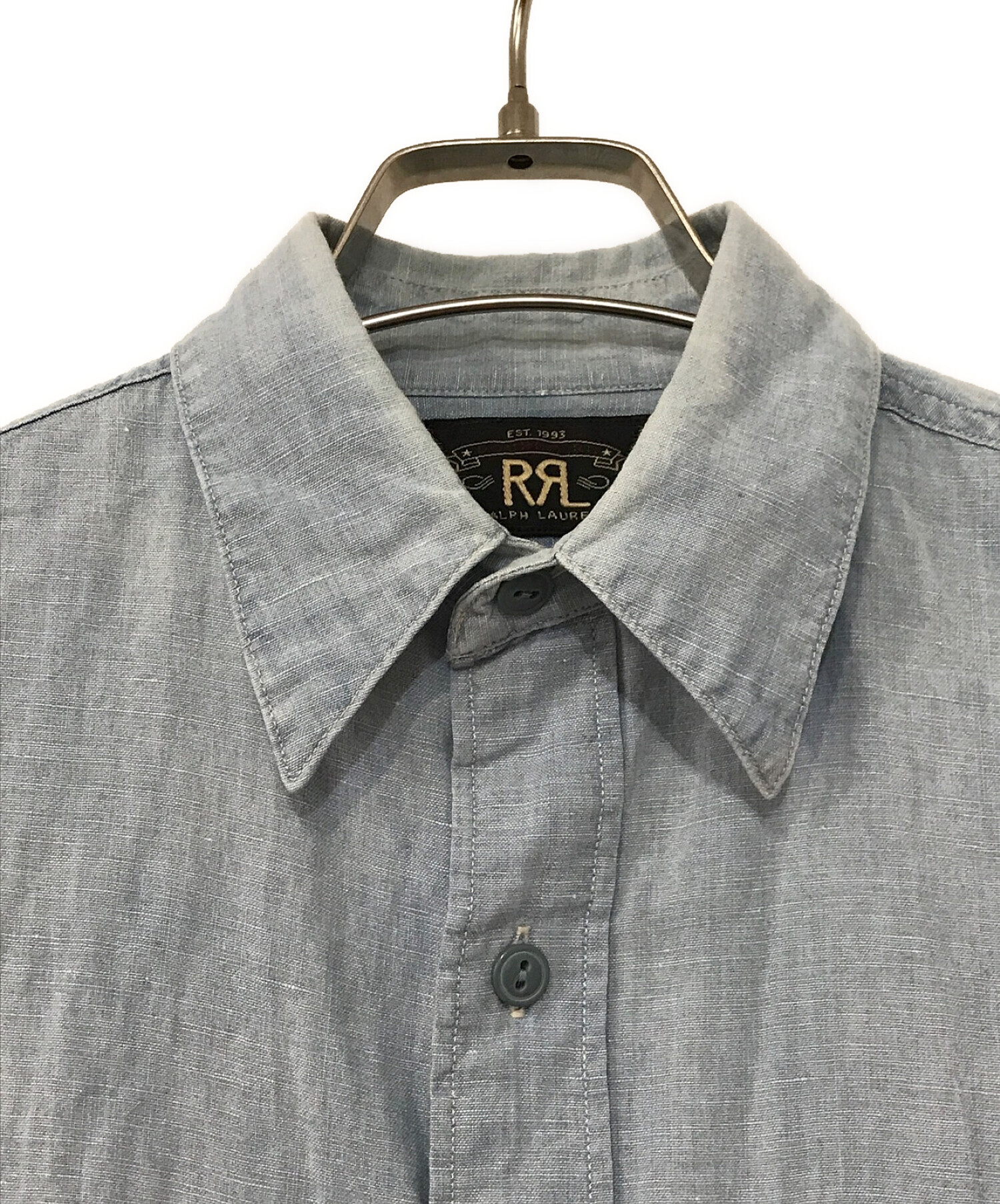 中古・古着通販】RRL (ダブルアールエル) デニムシャツ インディゴ