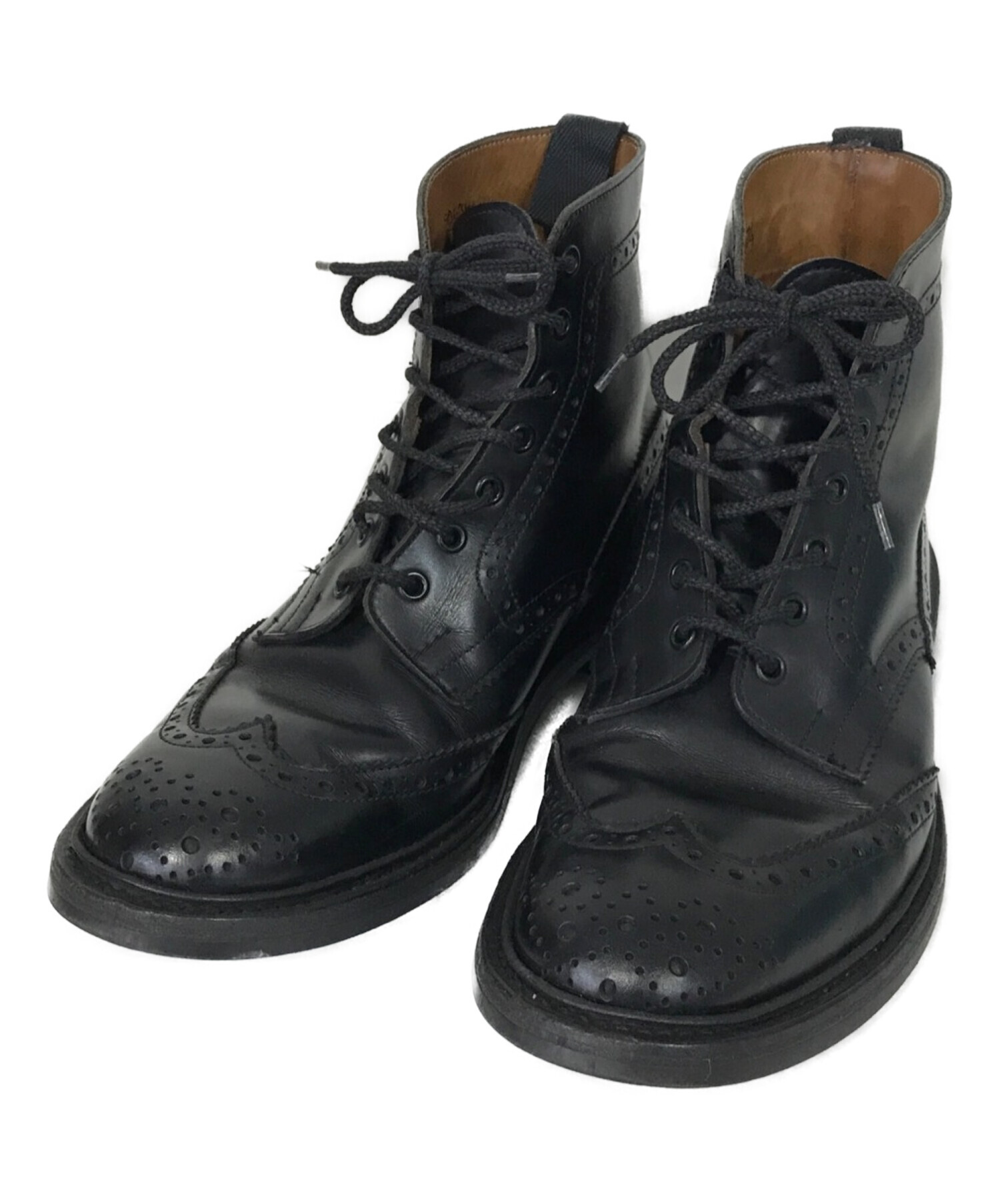 Tricker's (トリッカーズ) カントリーブーツ ブラック サイズ:8