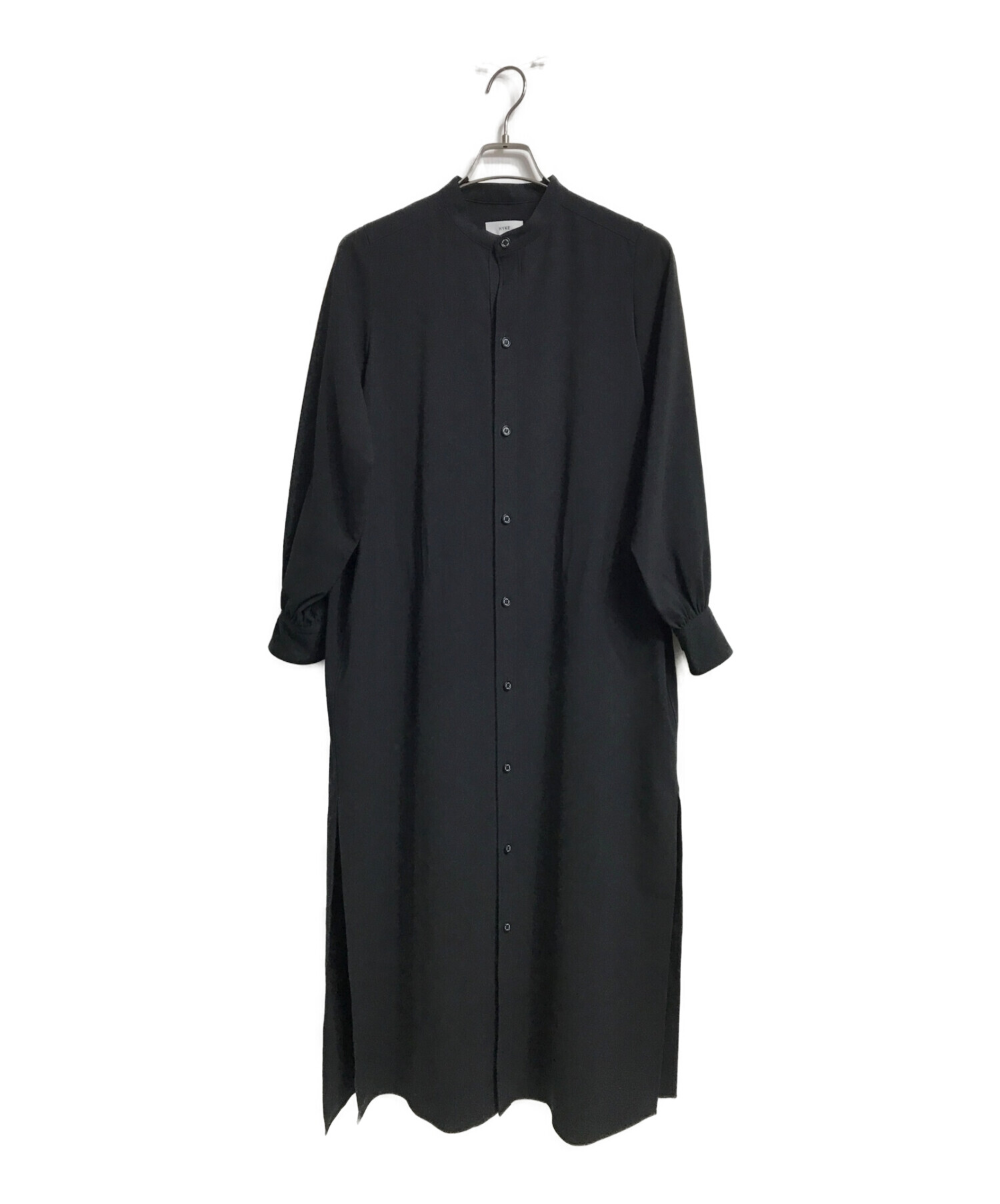 HYKE (ハイク) MAXI SHIRT DRESS ブラック サイズ:S