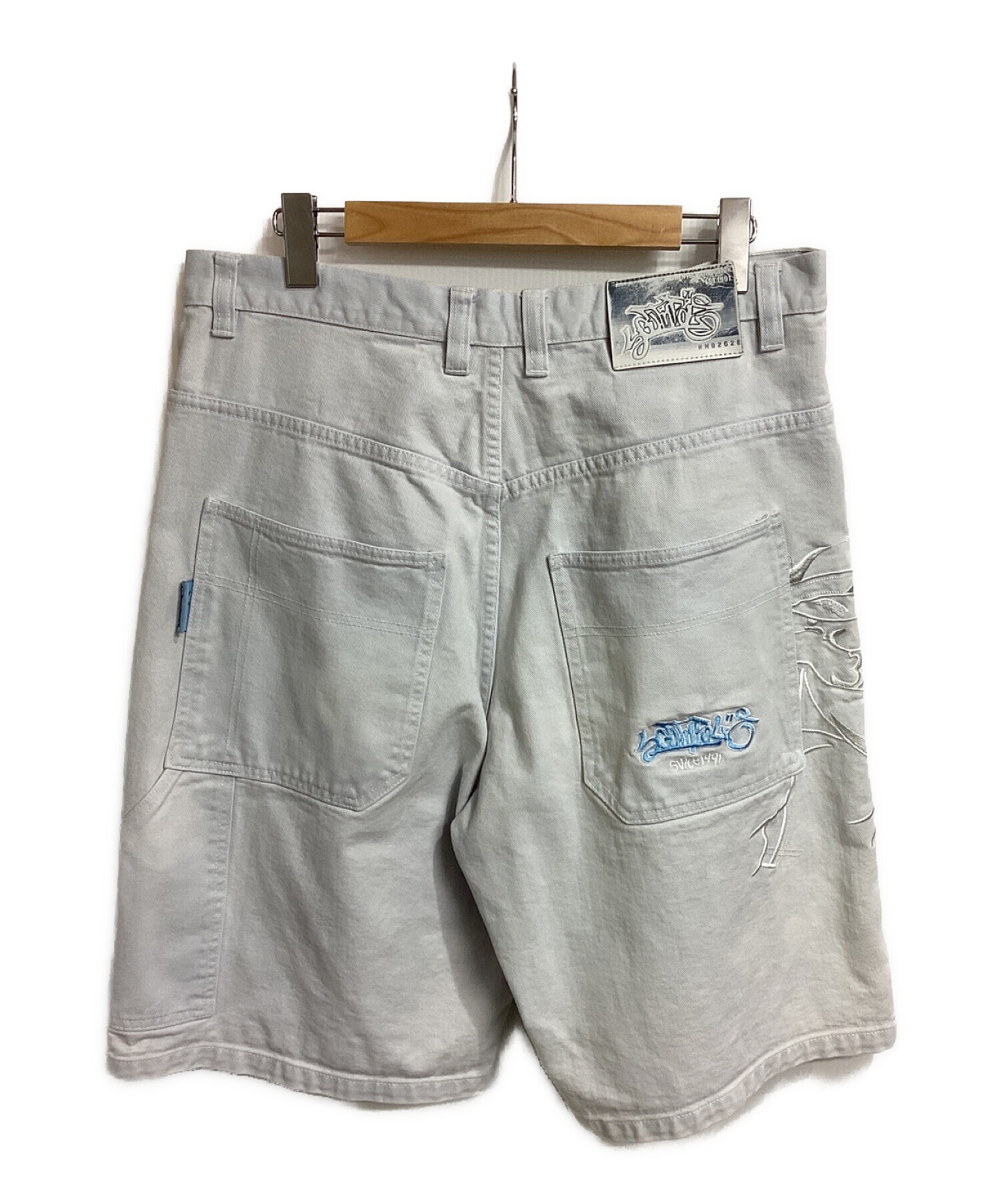 中古・古着通販】SOUTHPOLE (サウスポール) バギーハーフパンツ アイス