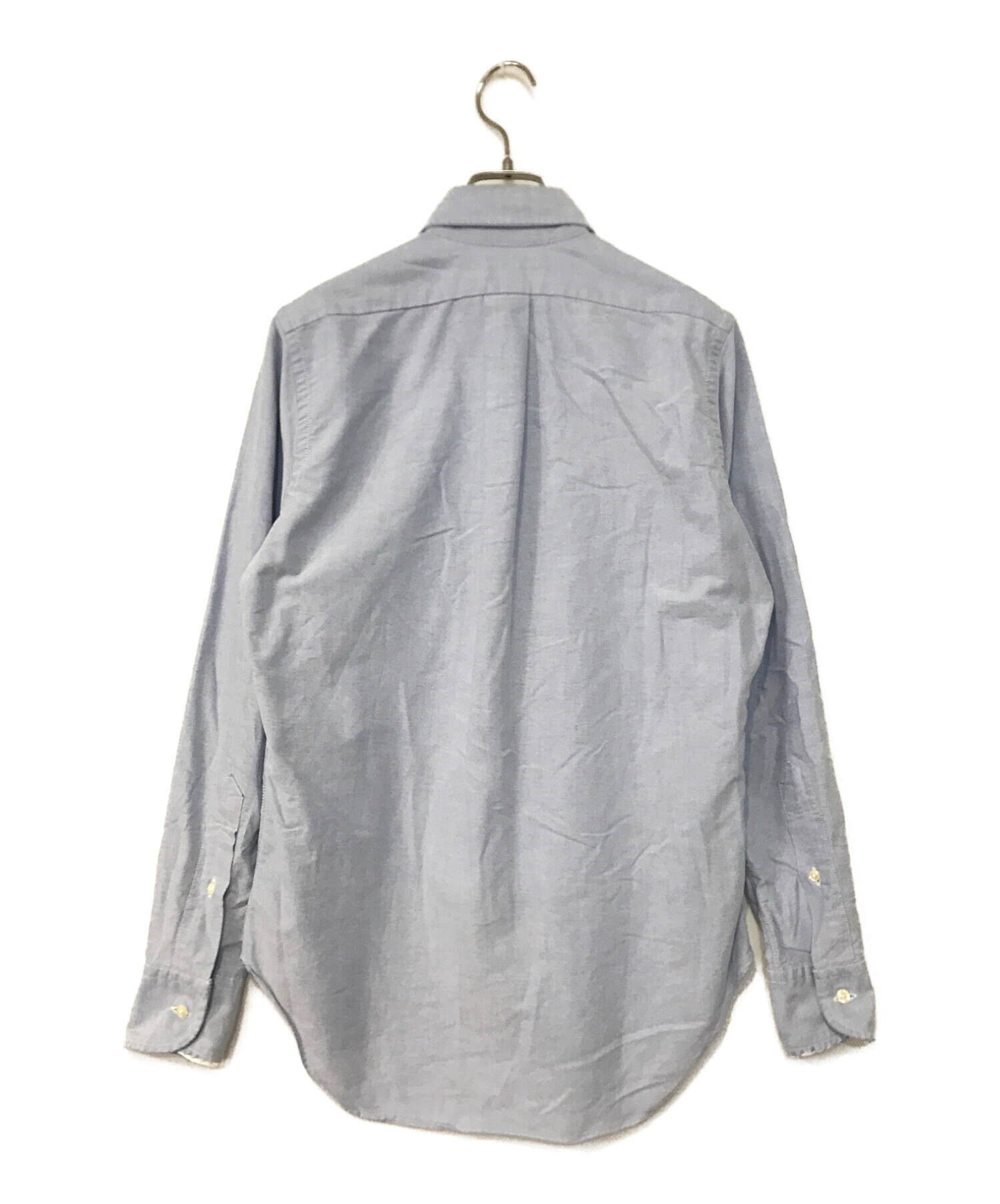 INDIVIDUALIZED SHIRTS (インディビジュアライズドシャツ) SLIMFITシャツ スカイブルー サイズ:14 1/2-32
