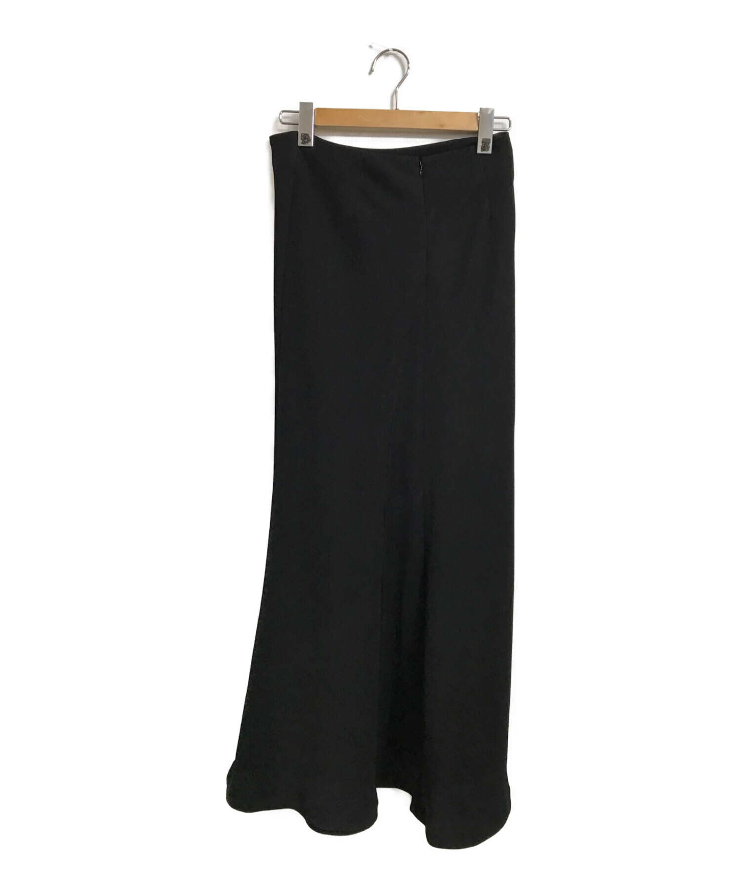 GALLARDA GALANTE (ガリャルダガランテ) ダブルクロスフレアスカート ブラック サイズ:1