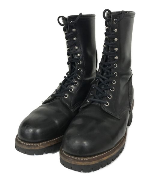 中古・古着通販】RED WING (レッドウィング) ロガーブーツ ブラック