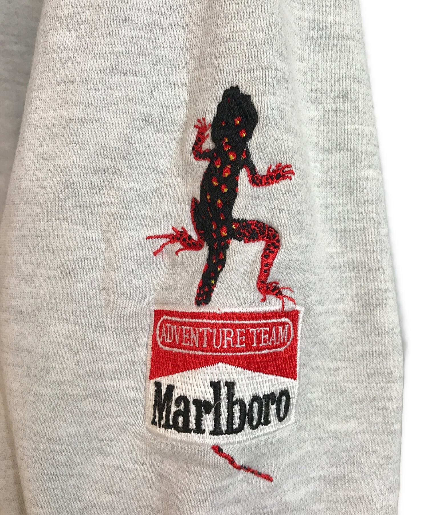 Marlboro (マルボロ) ゲッコー刺繍スウェット グレー サイズ:L