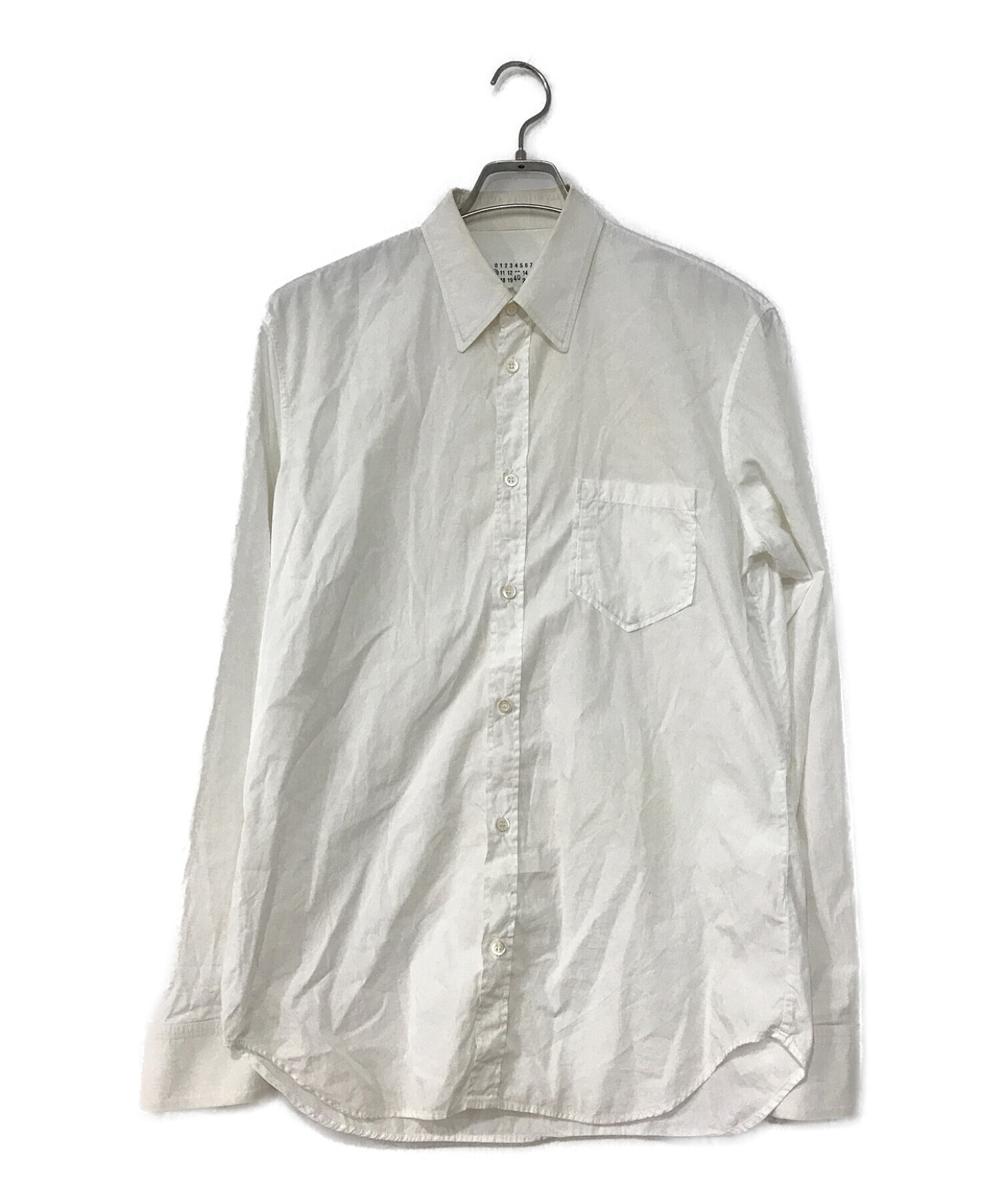 Maison Margiela (メゾンマルジェラ) 長袖シャツ ホワイト サイズ:40