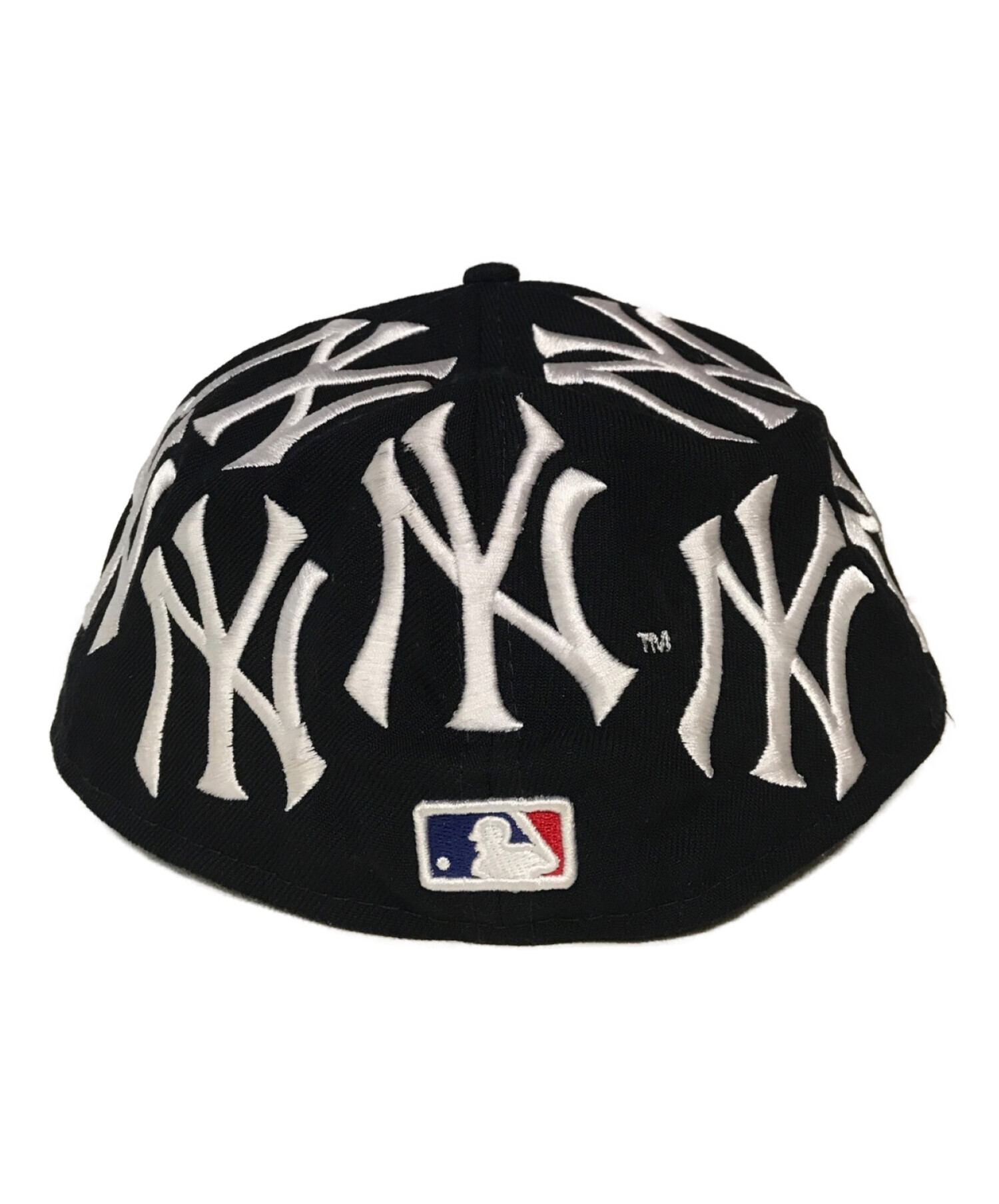 SUPREME (シュプリーム) New Era (ニューエラ) Box New York Yankees Logo Cap ネイビー サイズ:7  5/8