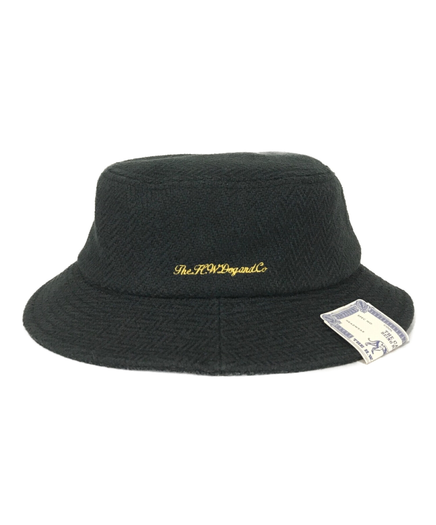 the hw dog&co (エイチダブリュードッグ) MEXICAN BUCKET HAT ブラック サイズ:38