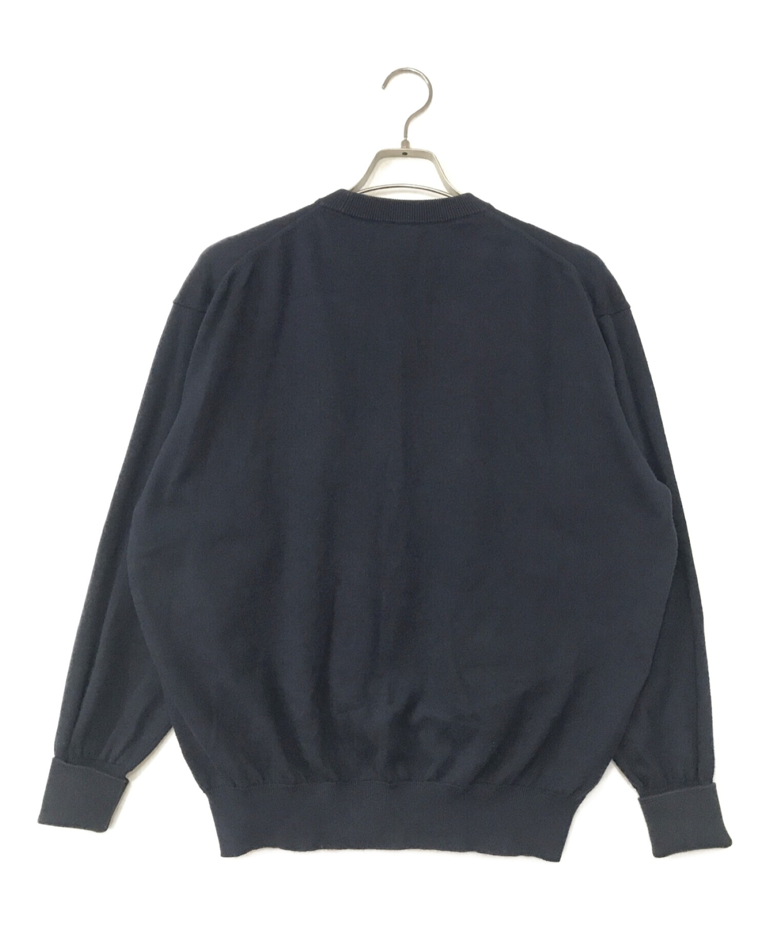 A.PRESSE (アプレッセ) Cotton Knit L/S T-Shirt ネイビー サイズ:2