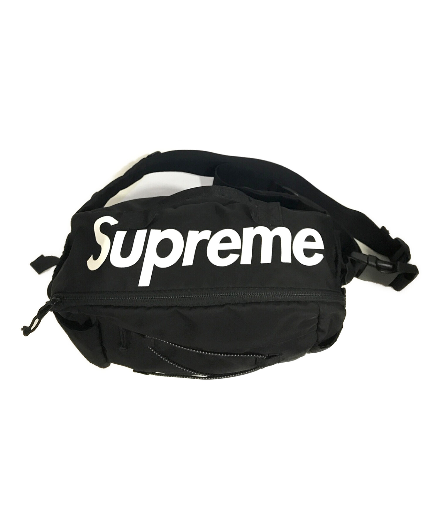 中古・古着通販】SUPREME (シュプリーム) ウエストバッグ ブラック