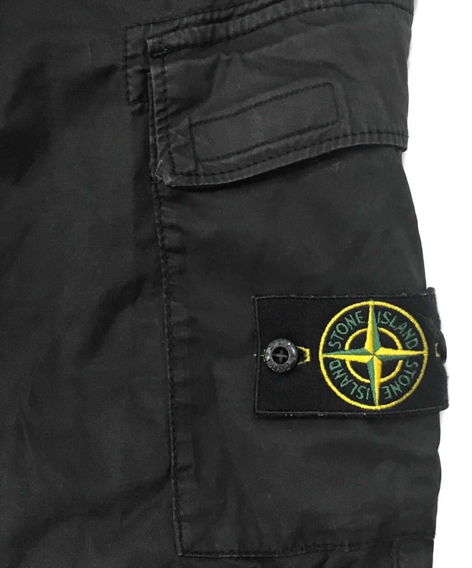 STONE ISLAND (ストーンアイランド) カーゴパンツ ブラック サイズ:31