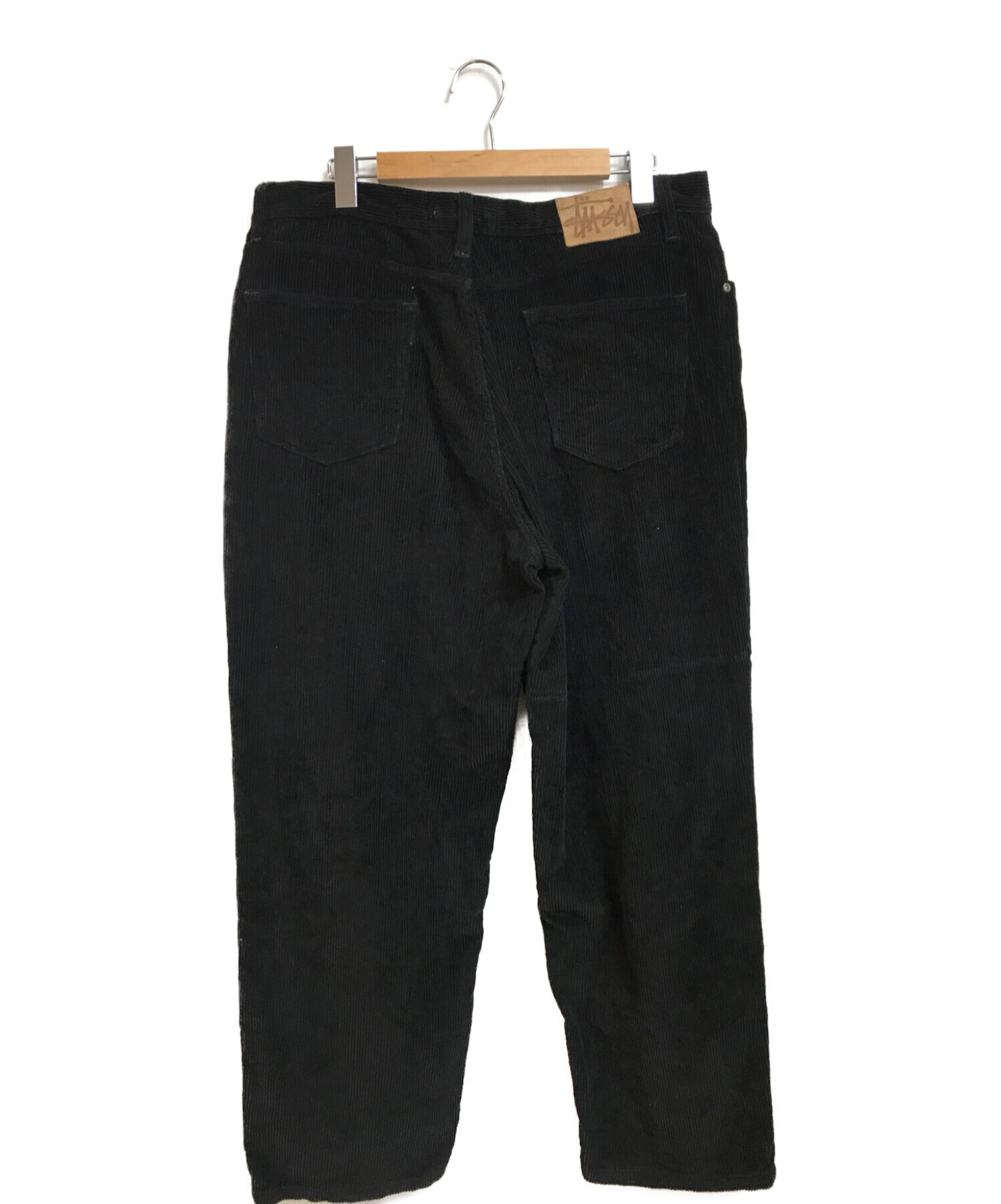 stussy (ステューシー) CORDUROY BIG OL' JEANS ブラック サイズ:34