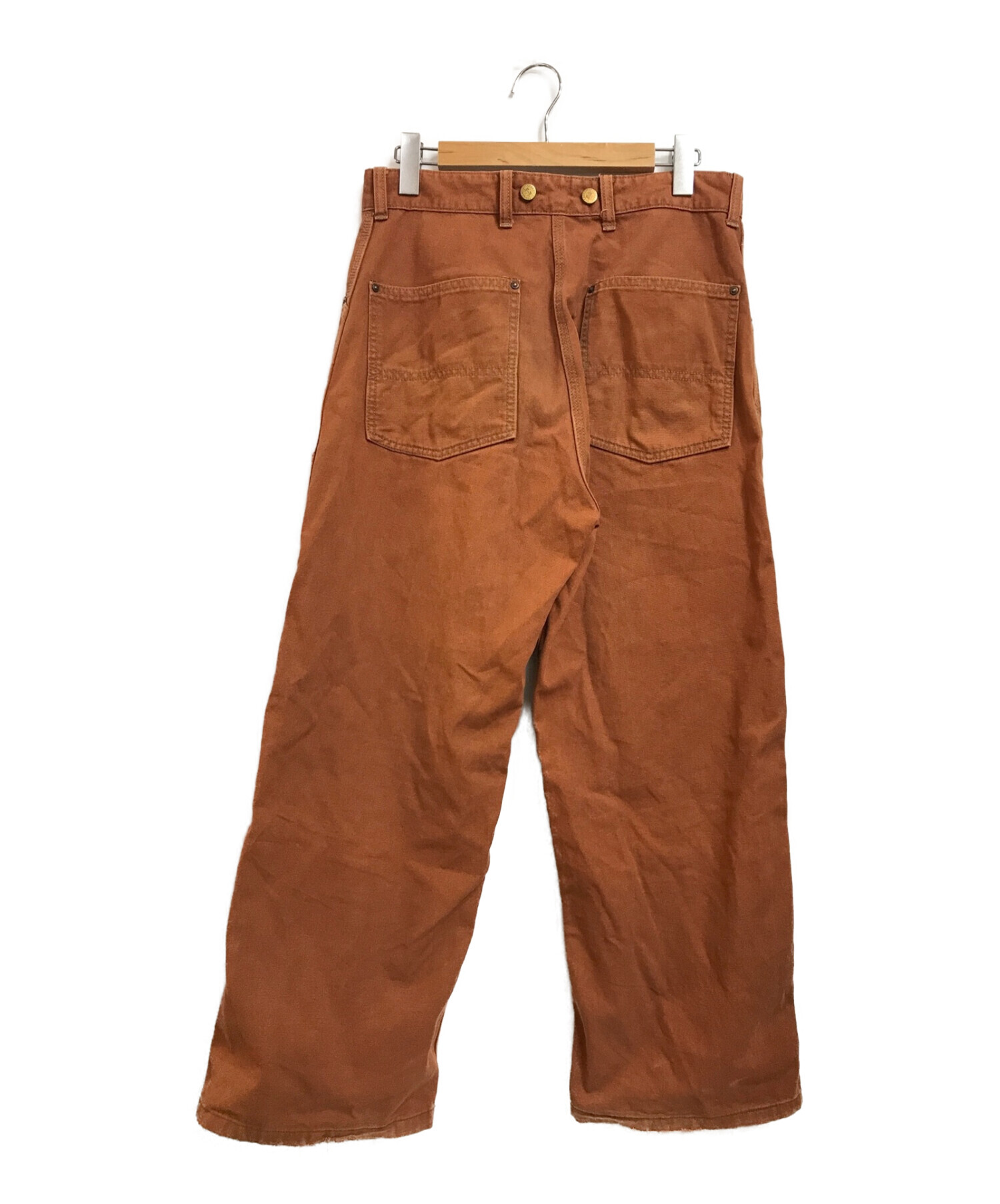 中古・古着通販】CarHartt (カーハート) ダブルニーパンツ ブラウン