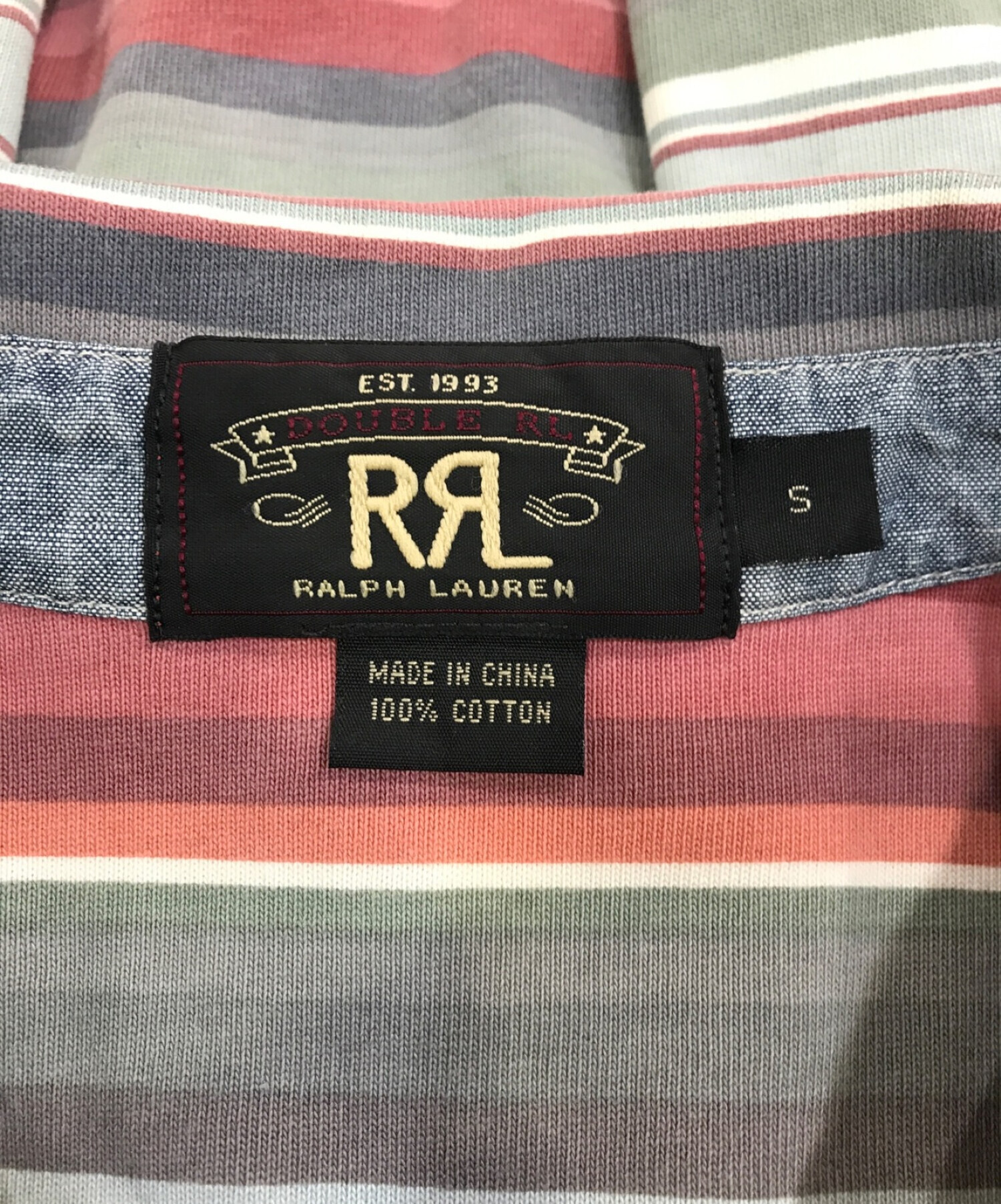 中古・古着通販】RRL (ダブルアールエル) マルチ ボーダー コットン