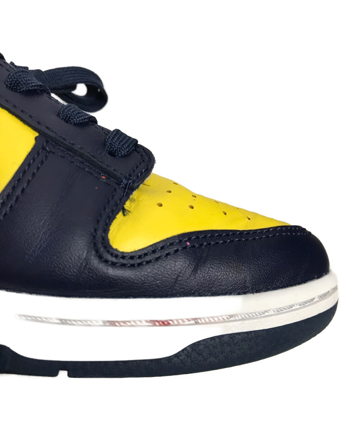 中古・古着通販】NIKE (ナイキ) DUNK LOW MICHIGAN イエロー サイズ