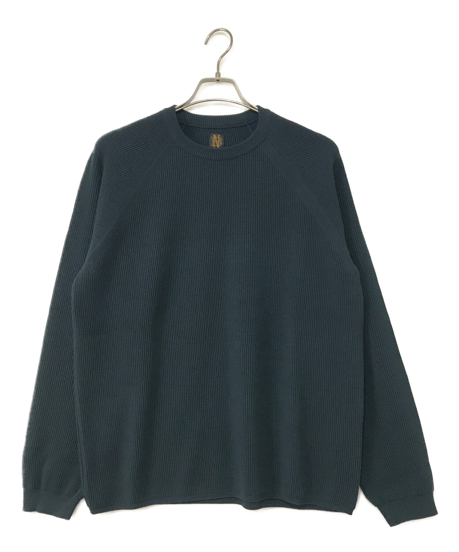 BATONER (バトナ―) CREW NECK KNIT ネイビー サイズ:3